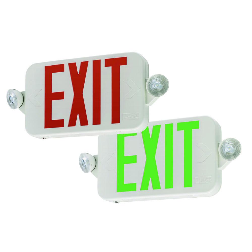 Lithonia Lighting® ECRG RD M6 Combo Lighting Unit & Exits