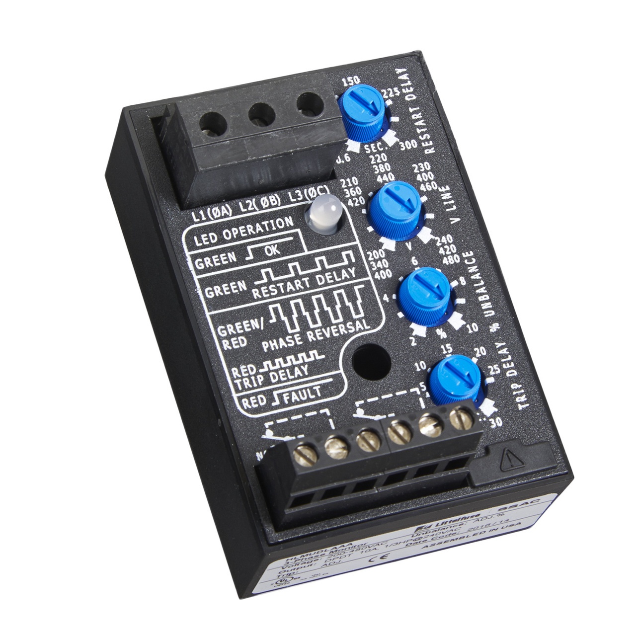 Littelfuse® HLMUDNAAN Voltage Sensing Relays & Monitors