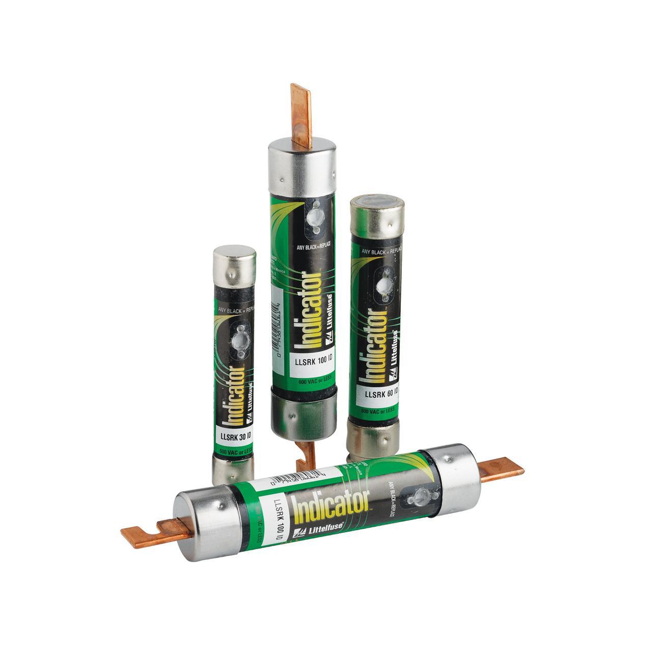 Littelfuse® POWR-GARD® LLSRK060ID Current Limiting Time Delay Fuse, 60 A, 600 V AC/300 V DC, 200/20 kA Interrupt, RK1 Class, Cartridge Body