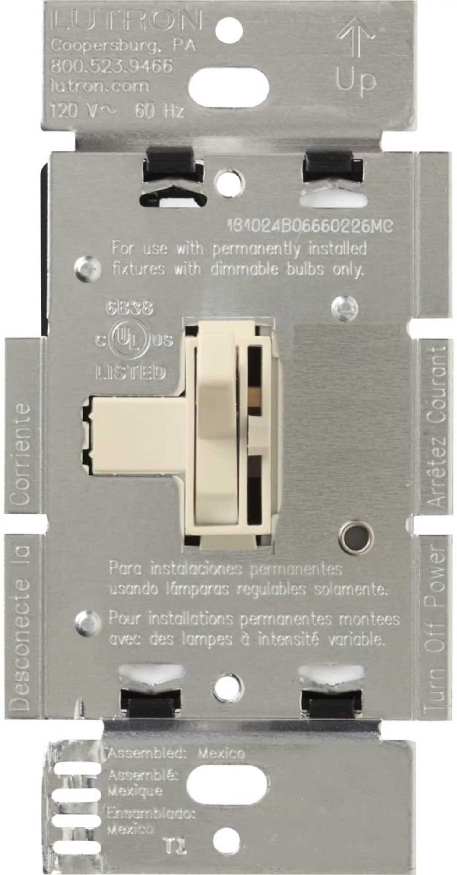 Lutron® AY-103P-LA Dimmer Switches