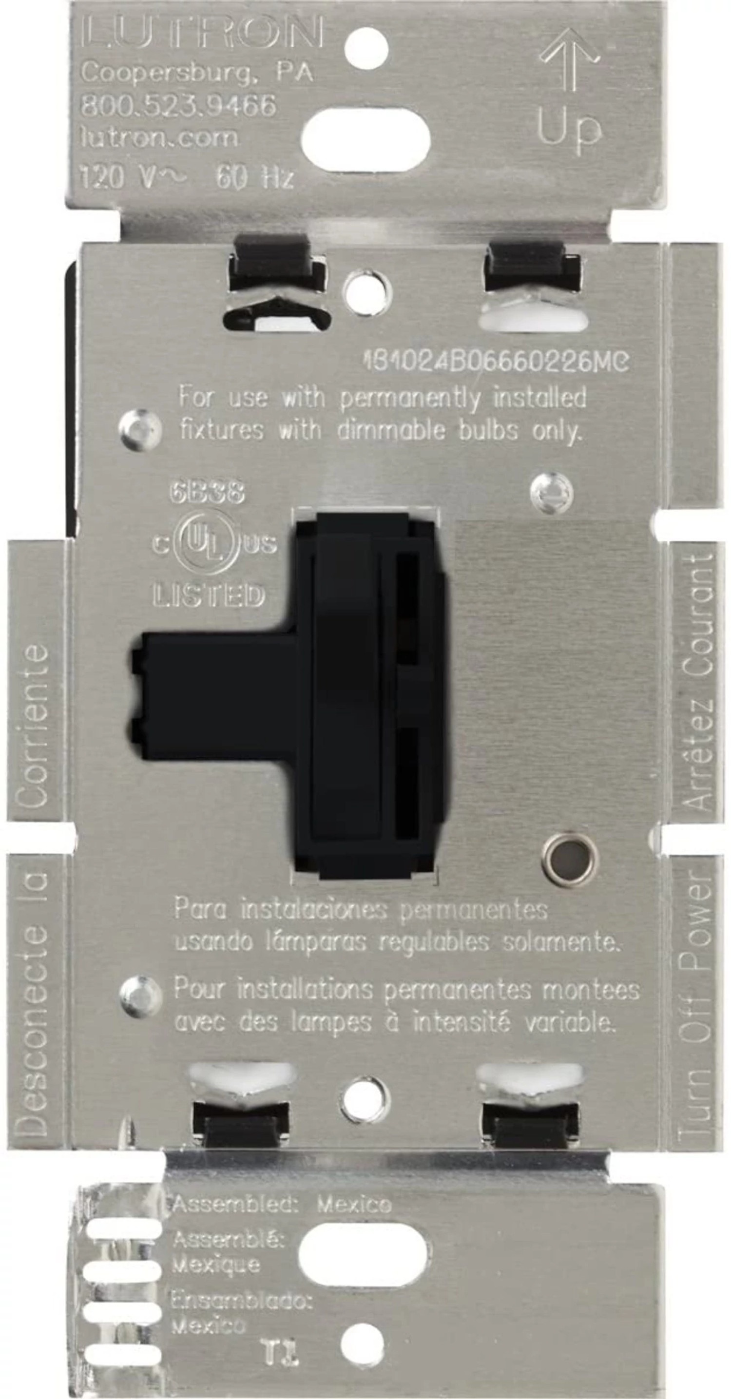 Lutron® AY-10P-BL Dimmer Switches