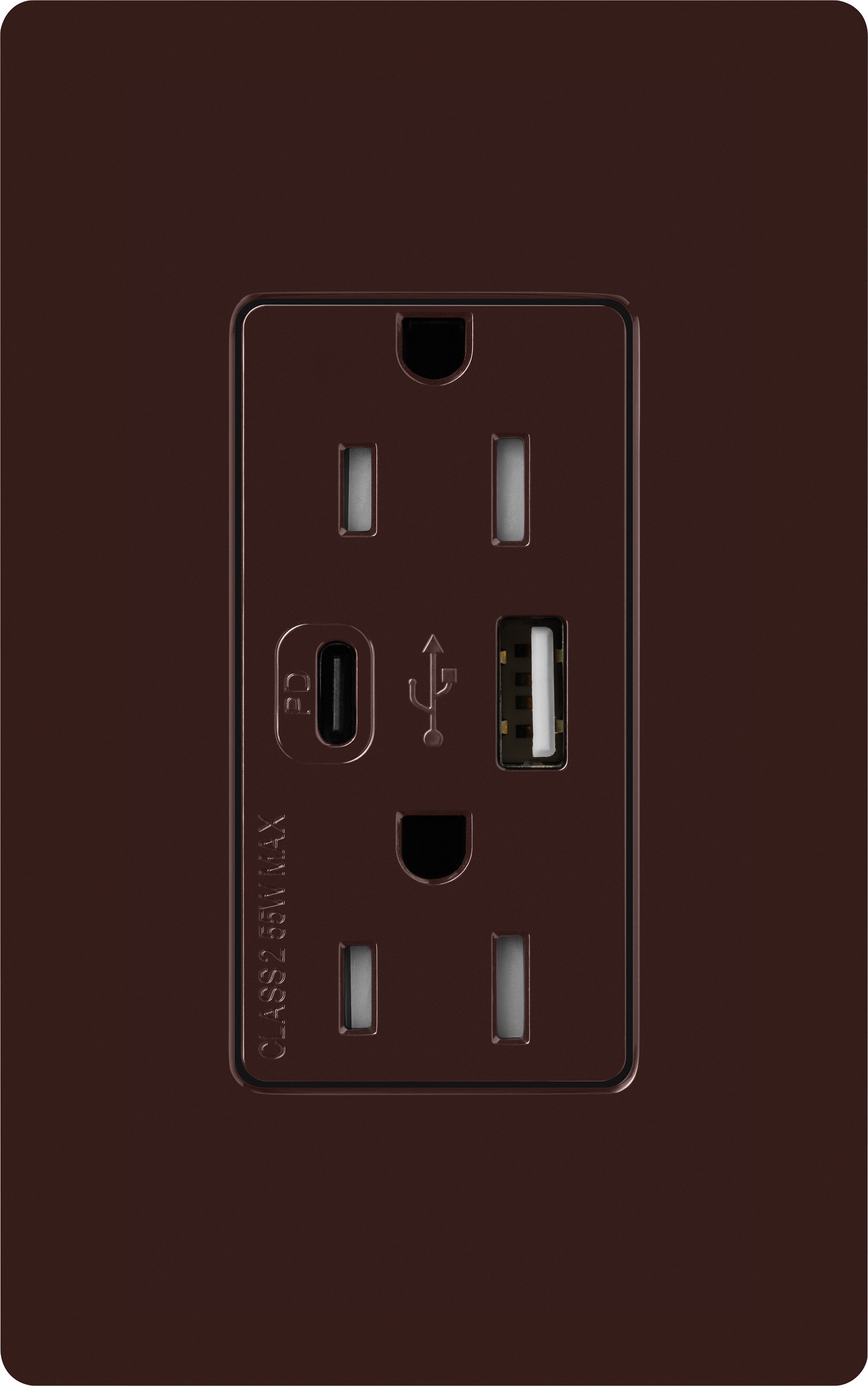 Lutron® CAR-15-ACTR-BR Receptacles & USB Ports