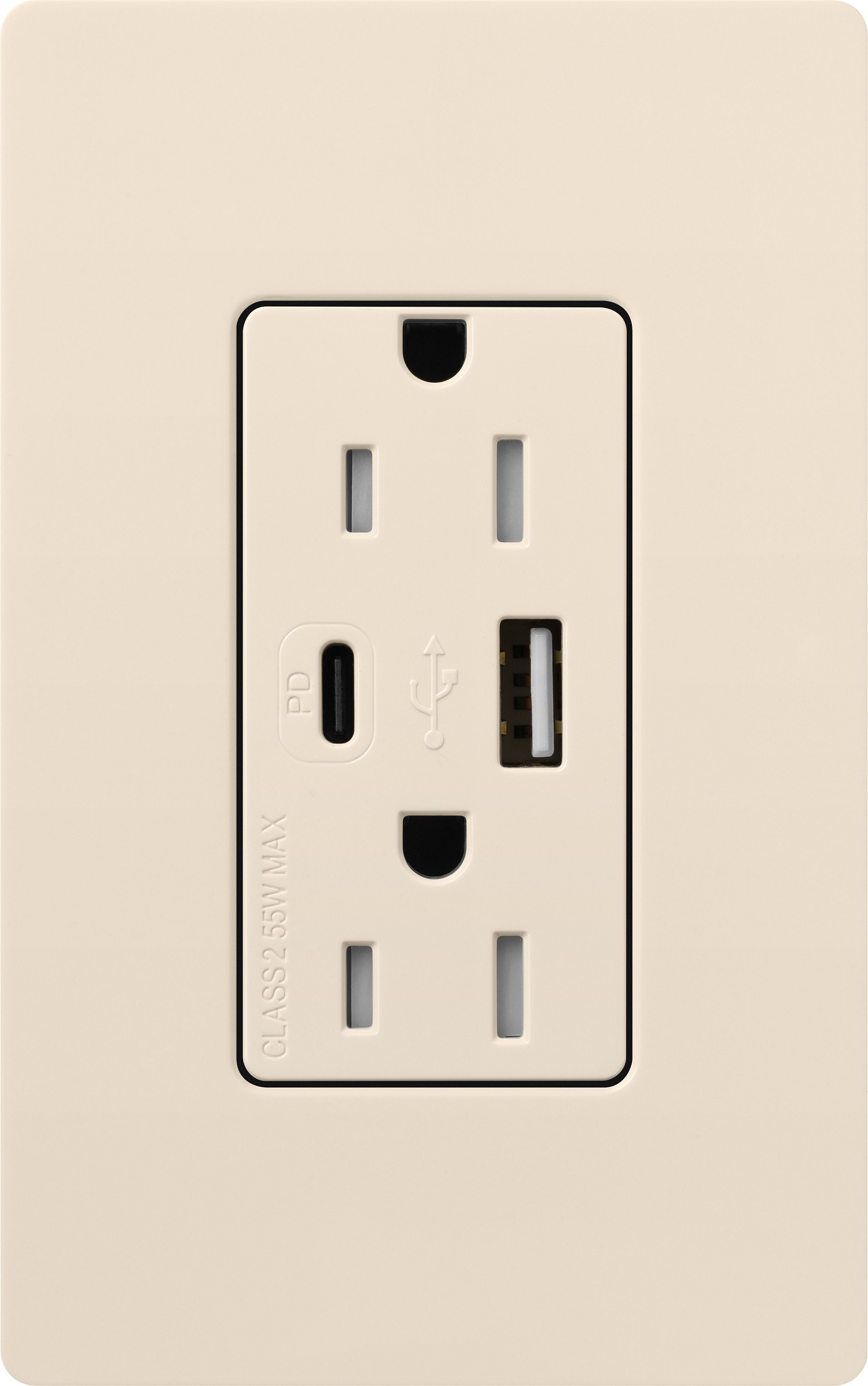 Lutron® CAR-15-ACTR-LA Receptacles & USB Ports