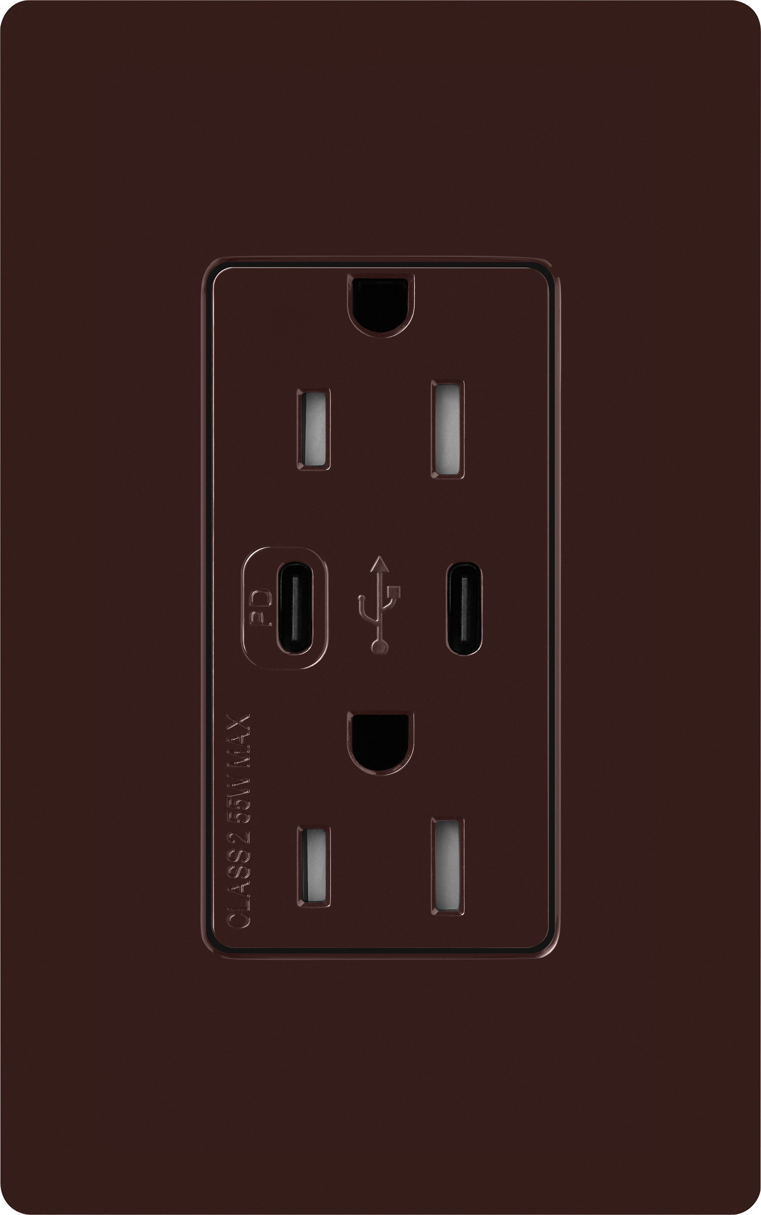 Lutron® CAR-15-CCTR-BR Receptacles & USB Ports