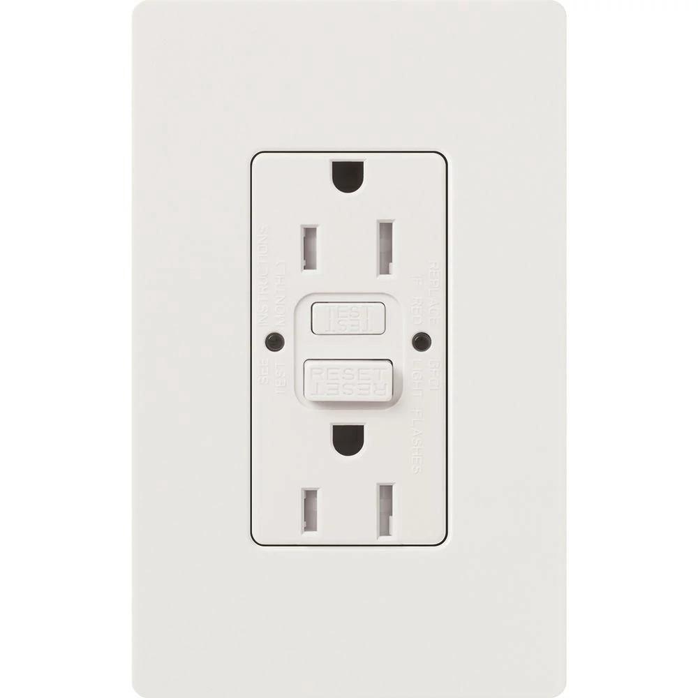 Lutron® CAR-15-GFST-WH GFCI Receptacles