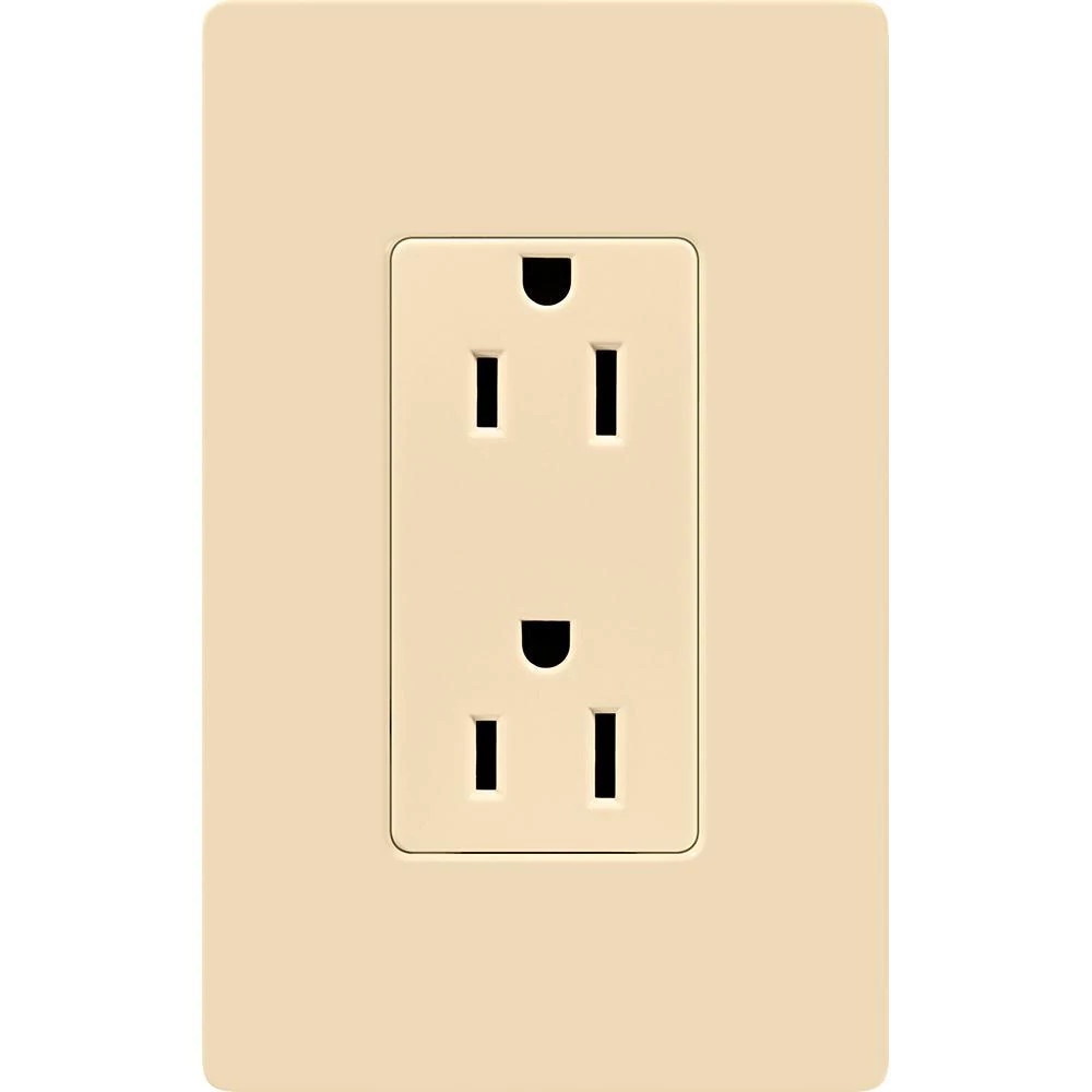 Lutron® CAR-15-IV Straight Blade Receptacles