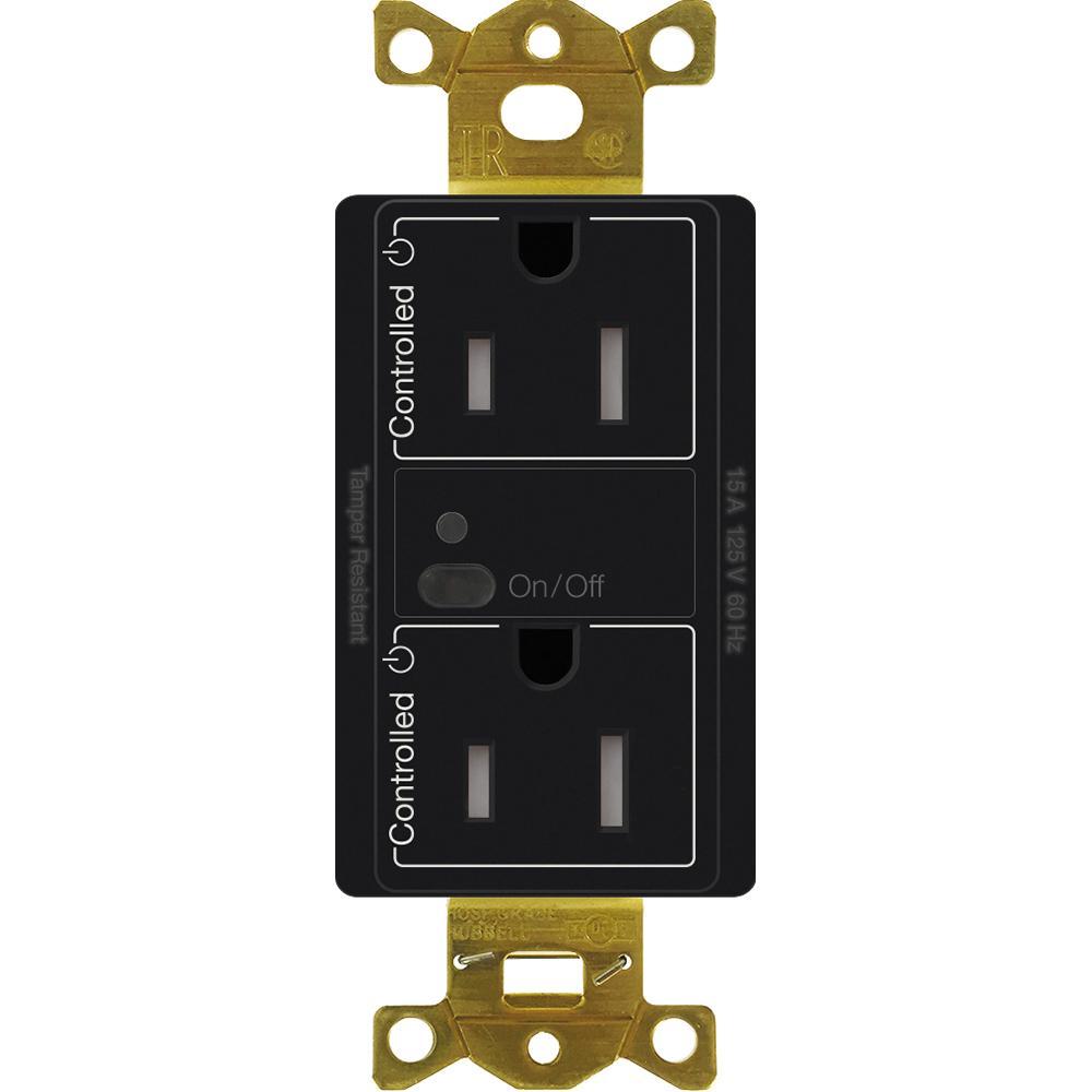 Lutron® CAR2S-15-DTR-BL Straight Blade Receptacles