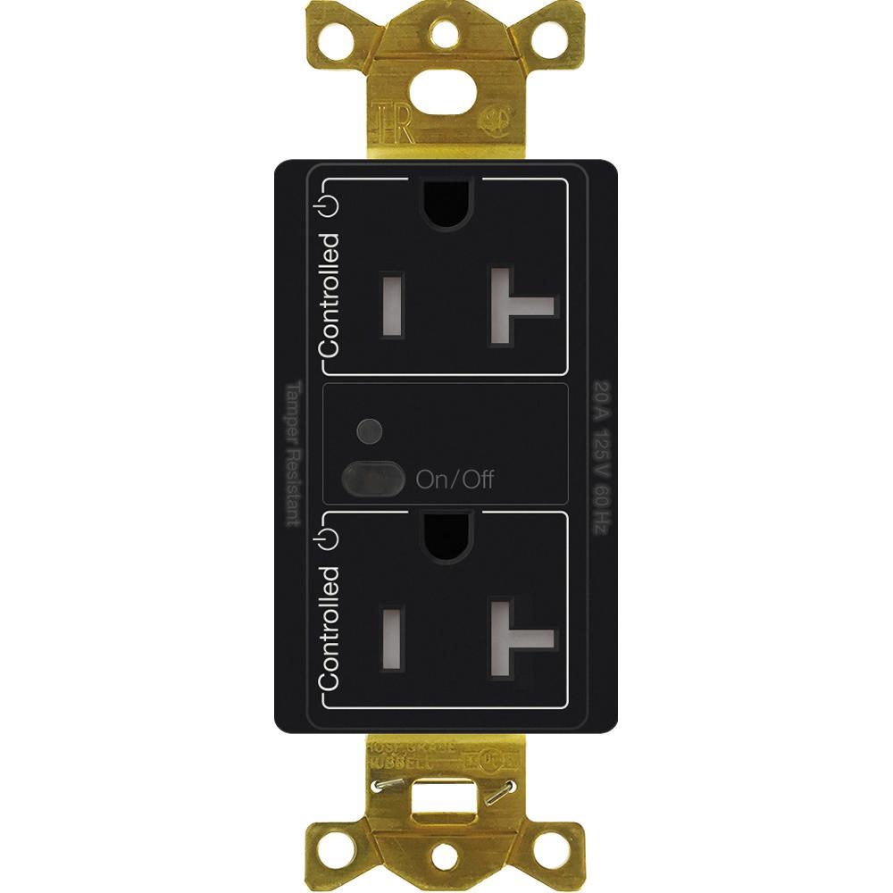 Lutron® CAR2S-20-DTR-BL Straight Blade Receptacles