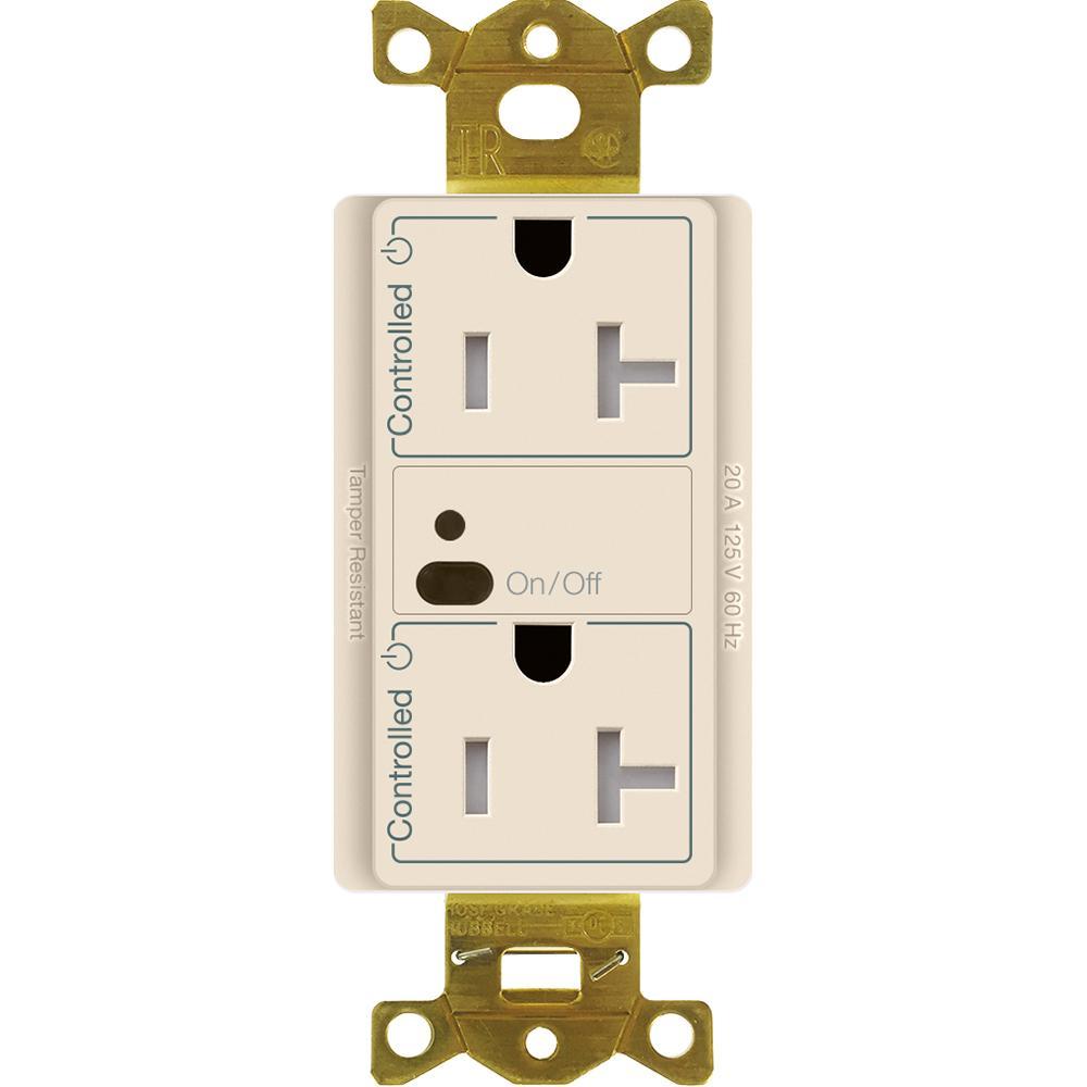 Lutron® CAR2S-20-DTR-LA Straight Blade Receptacles