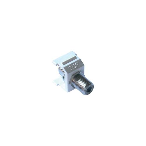 Lutron® CON-1C-WH A/V Coax/F Type Jacks & Insert Modules