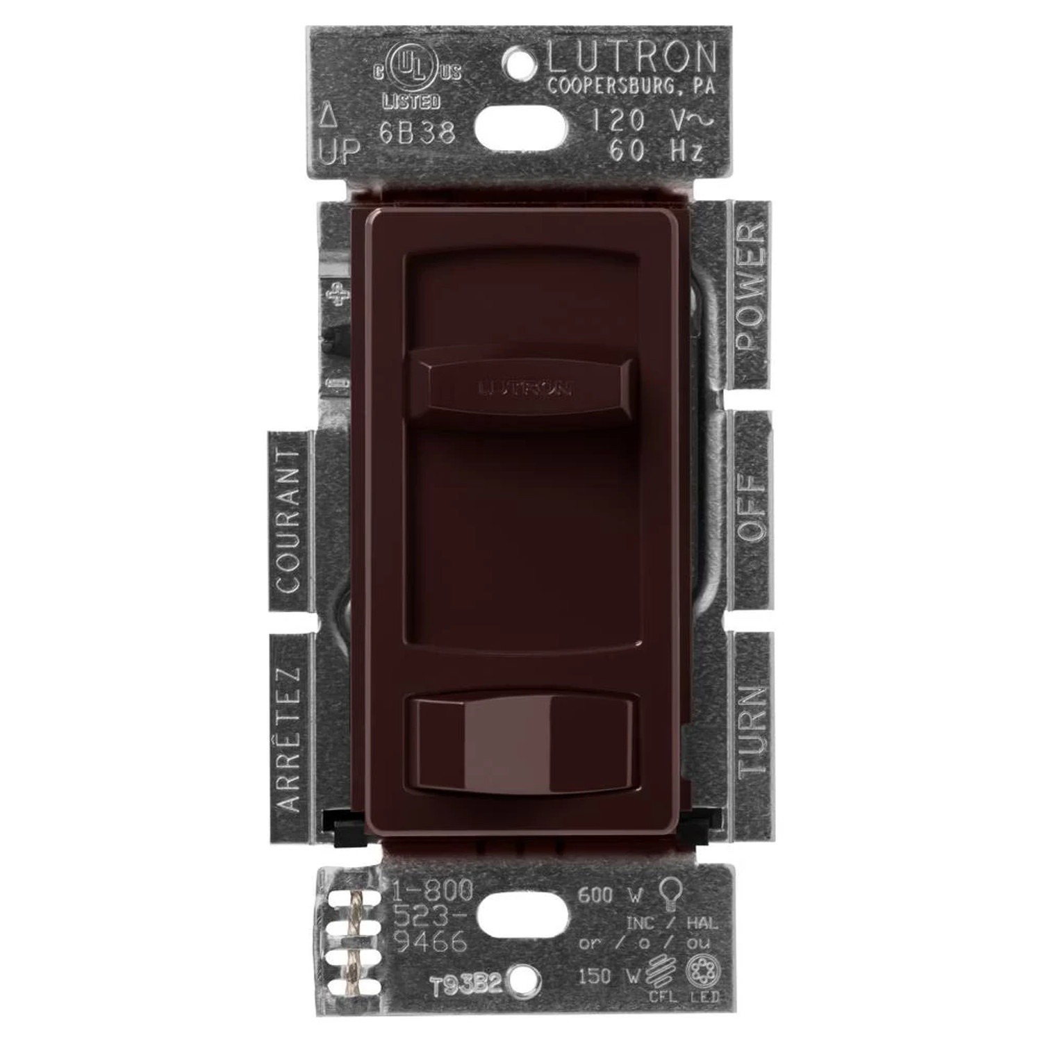 Lutron® CTCL-153PH-BR Combination Switches Decorative