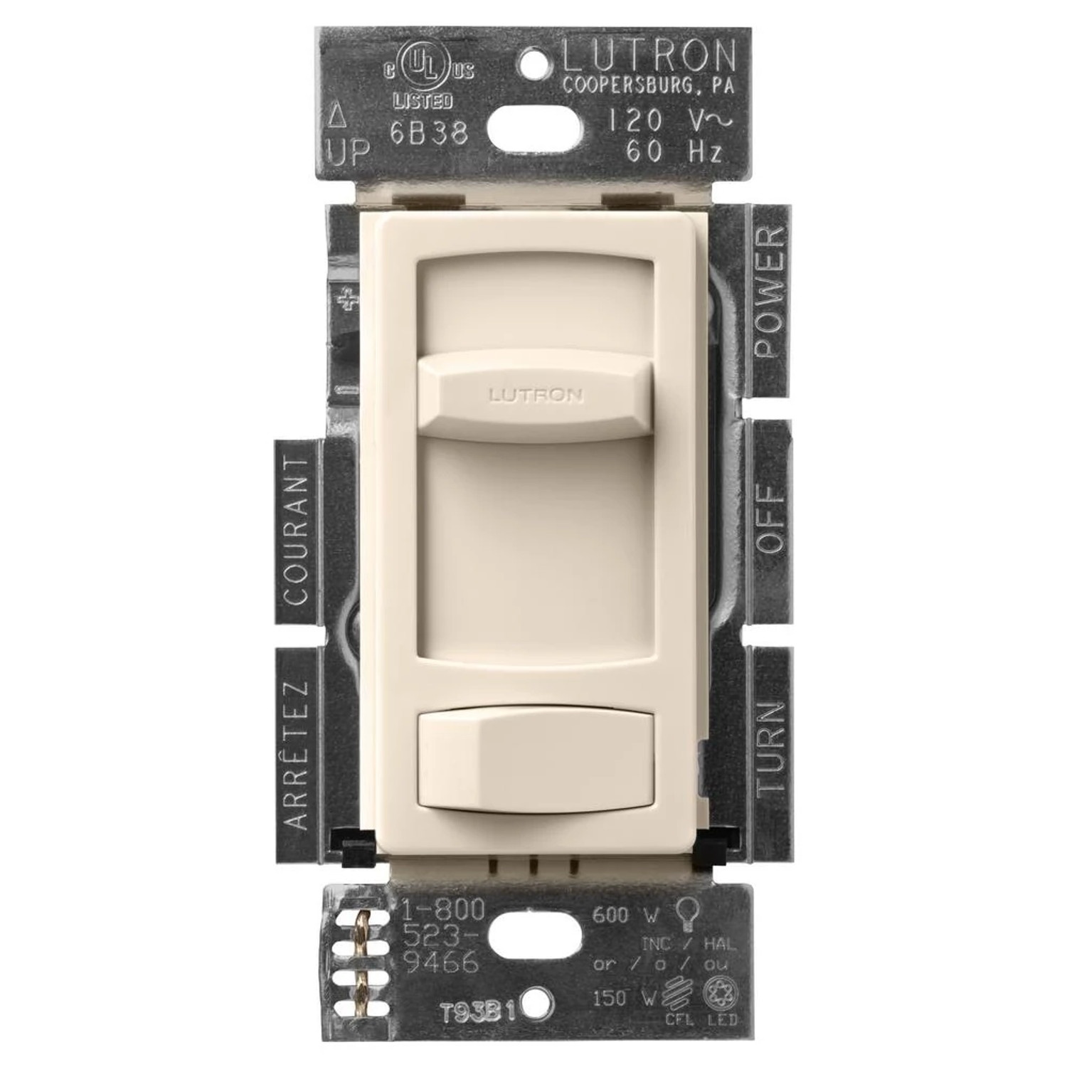 Lutron® CTCL-153PH-LA Combination Switches Decorative