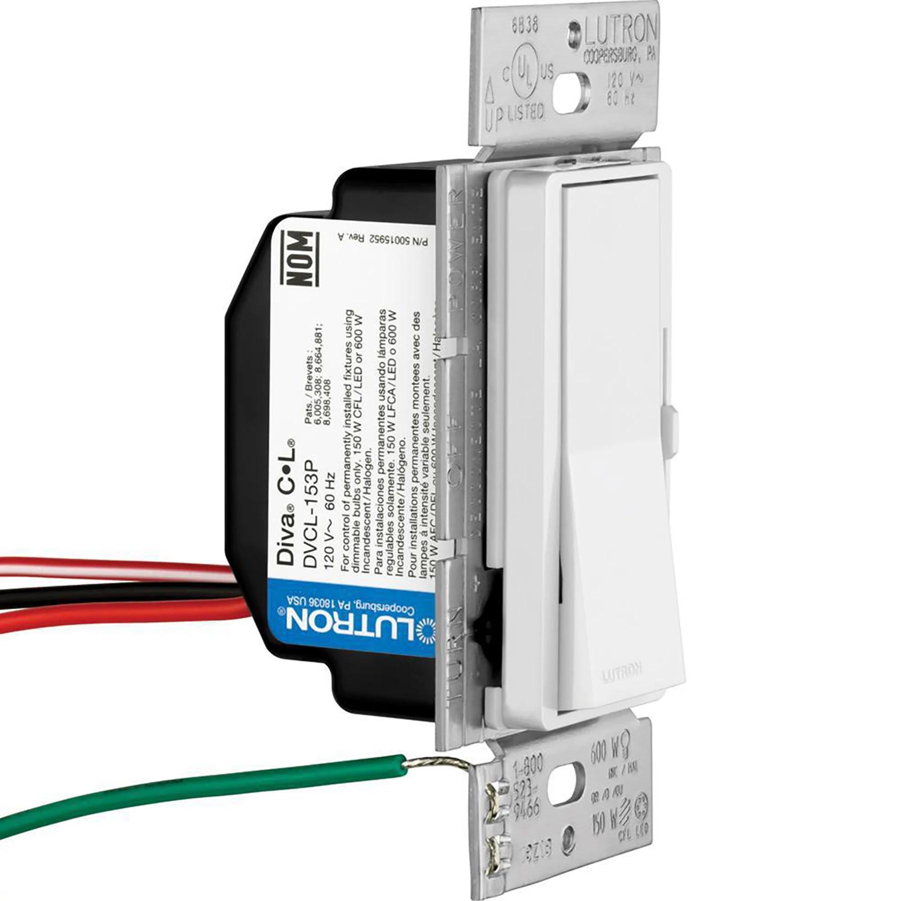 Lutron® DVWCL-153PH-IV Dimmer Switches