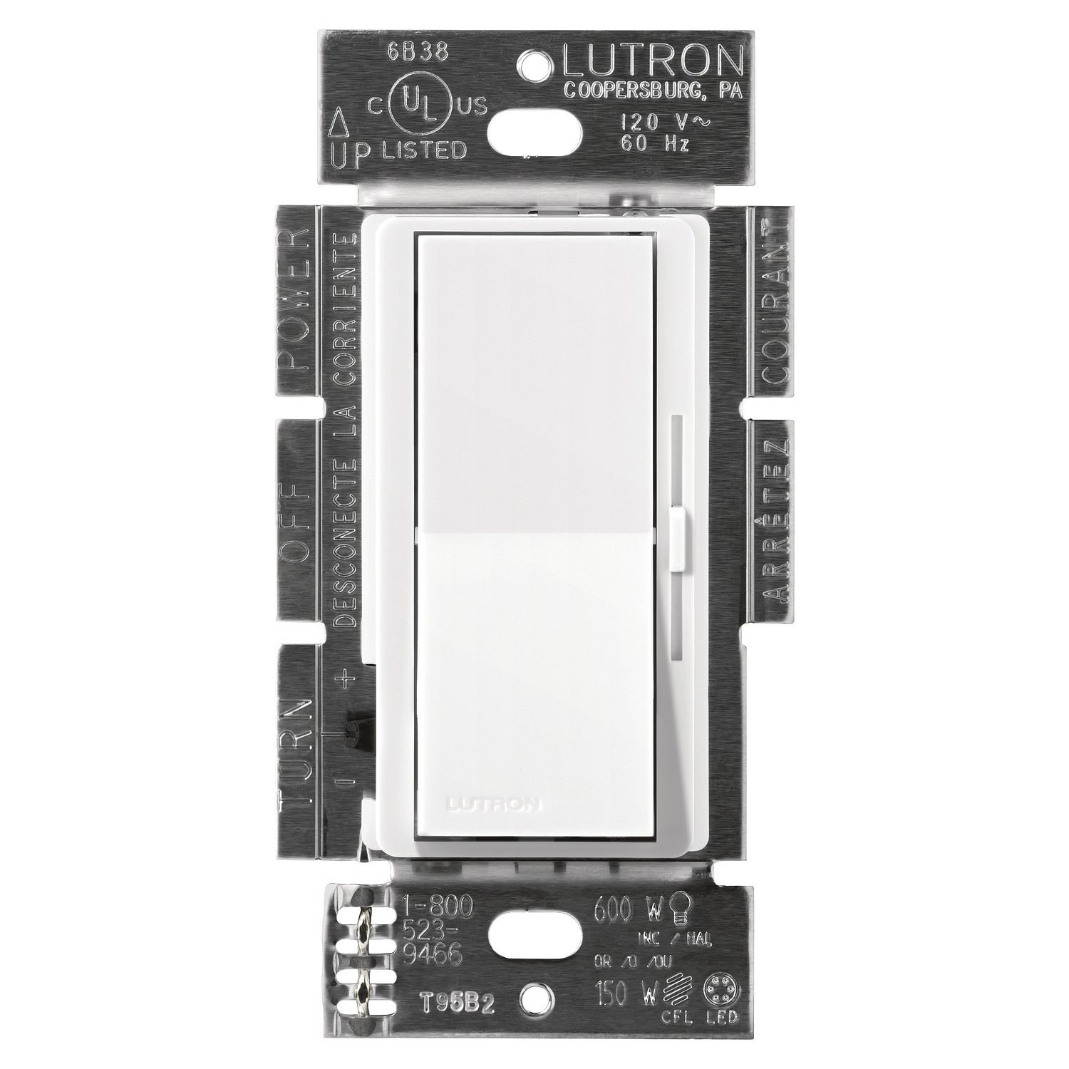 Lutron® DVCL-153P-WH Dimmer Switches