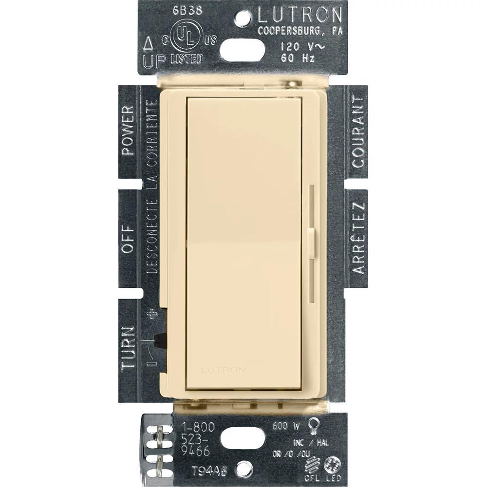 Lutron® DVCL-253PH-IV Combination Switches Decorative