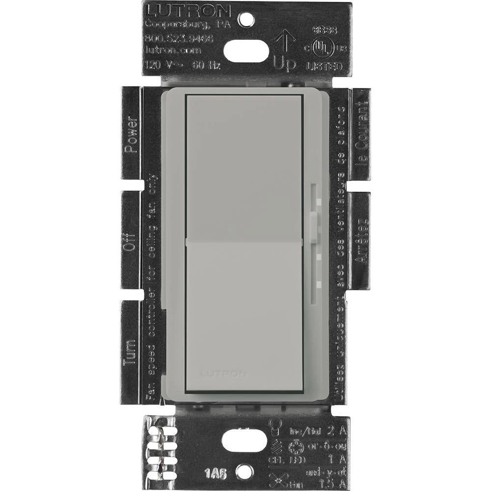 Lutron® DVFSQ-LF-GR Combination Switches Decorative