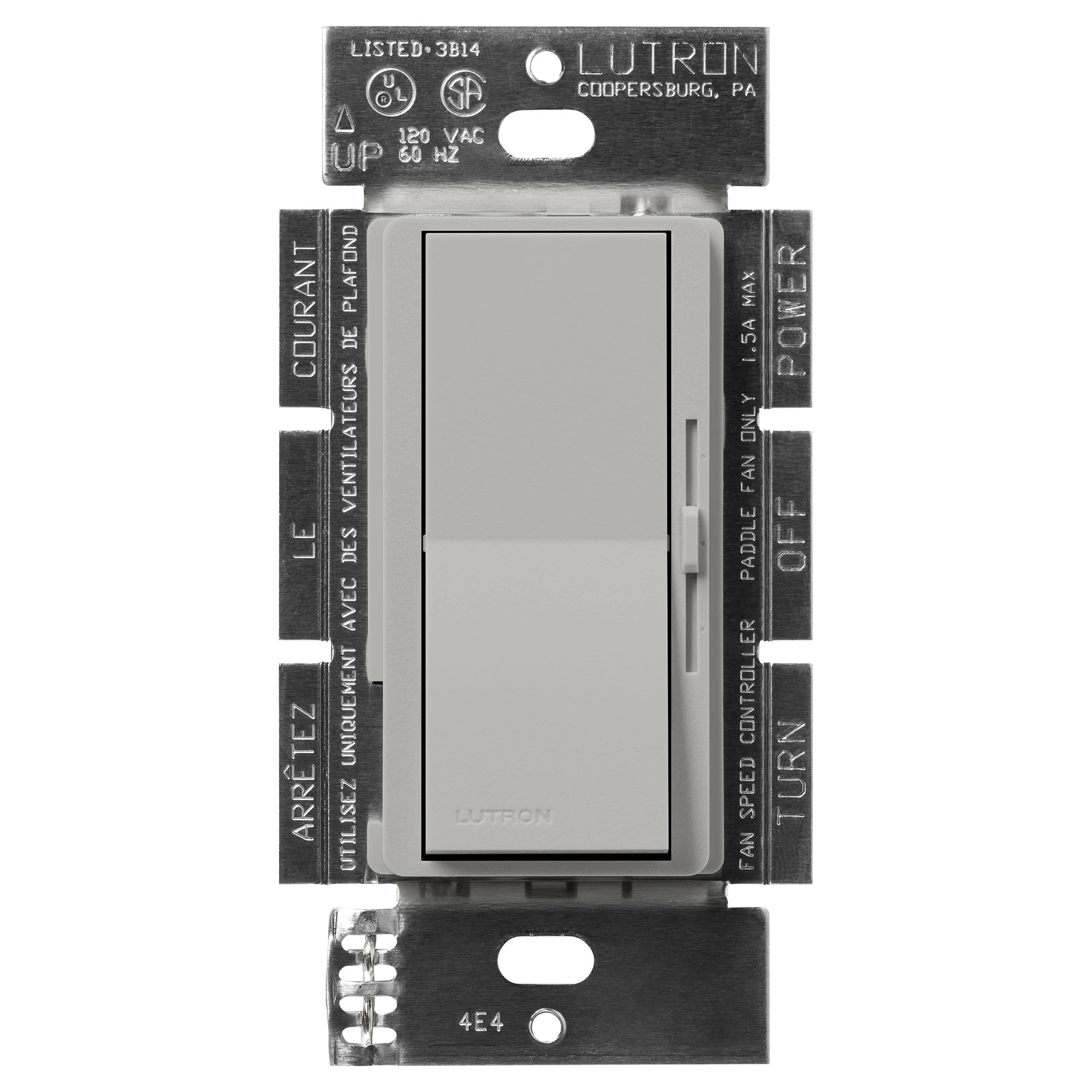 Lutron® DVSCFSQ-F-CS Fan Control Switches