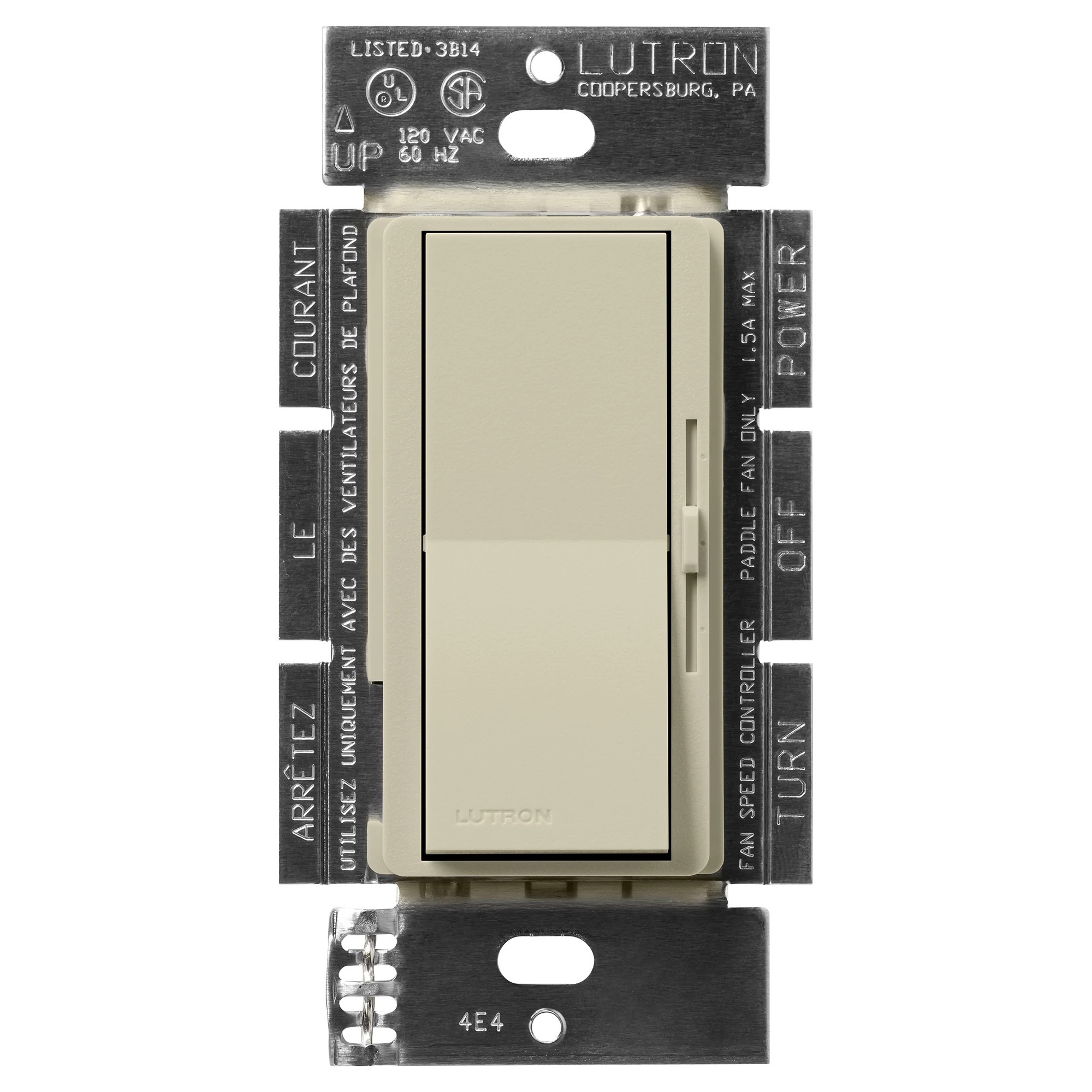 Lutron® DVSCFSQ-F-CY Fan Control Switches