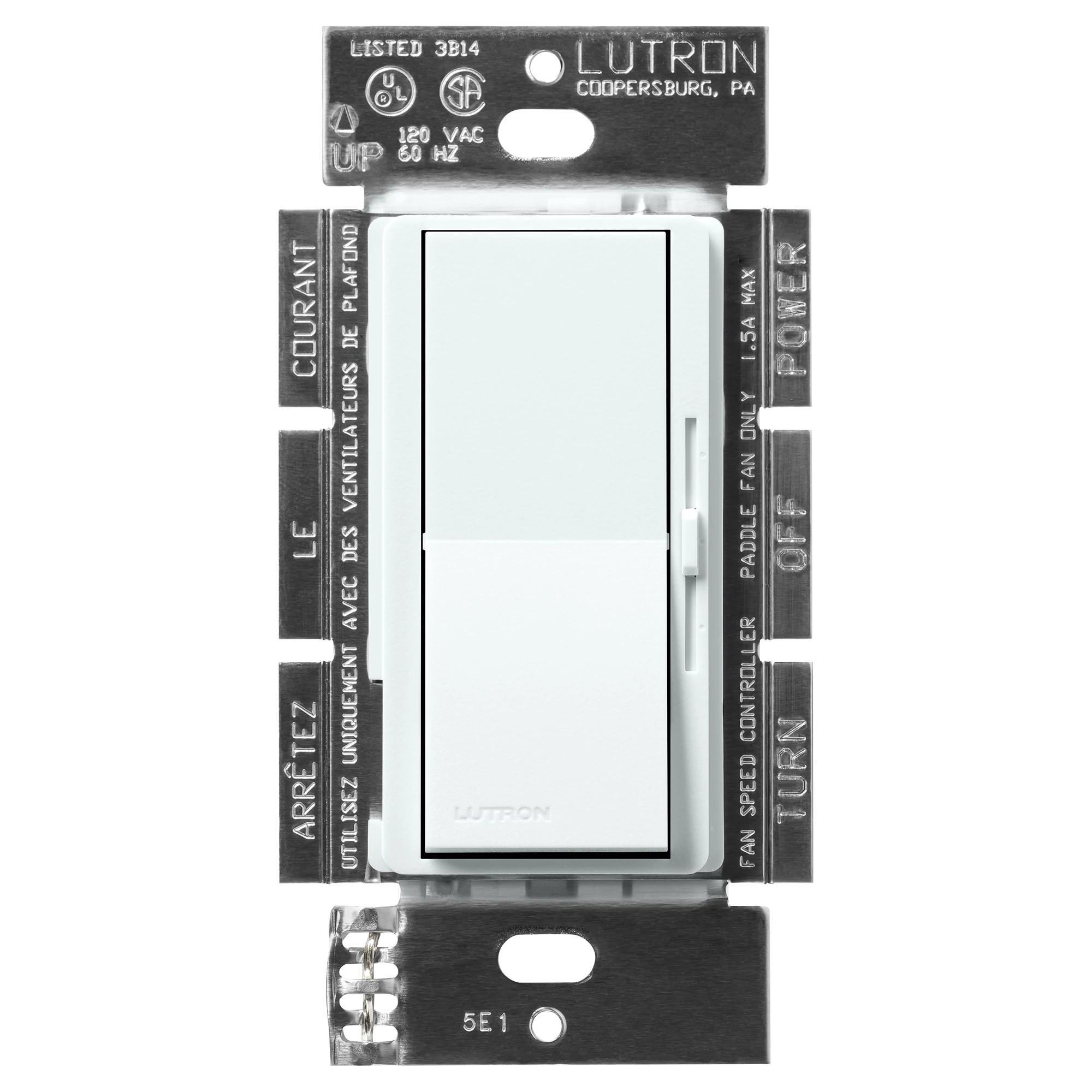 Lutron® DVSCFSQ-F-GL Fan Control Switches