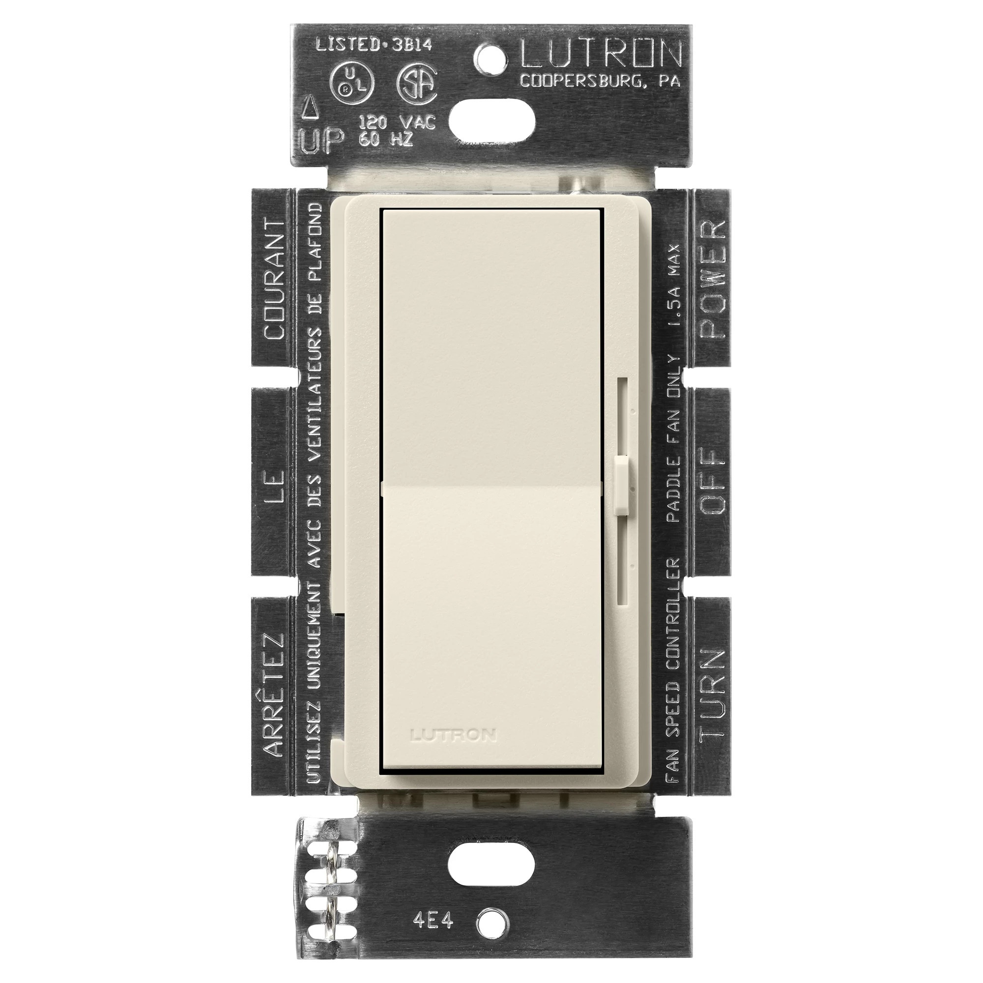Lutron® DVSCFSQ-F-PM Fan Control Switches