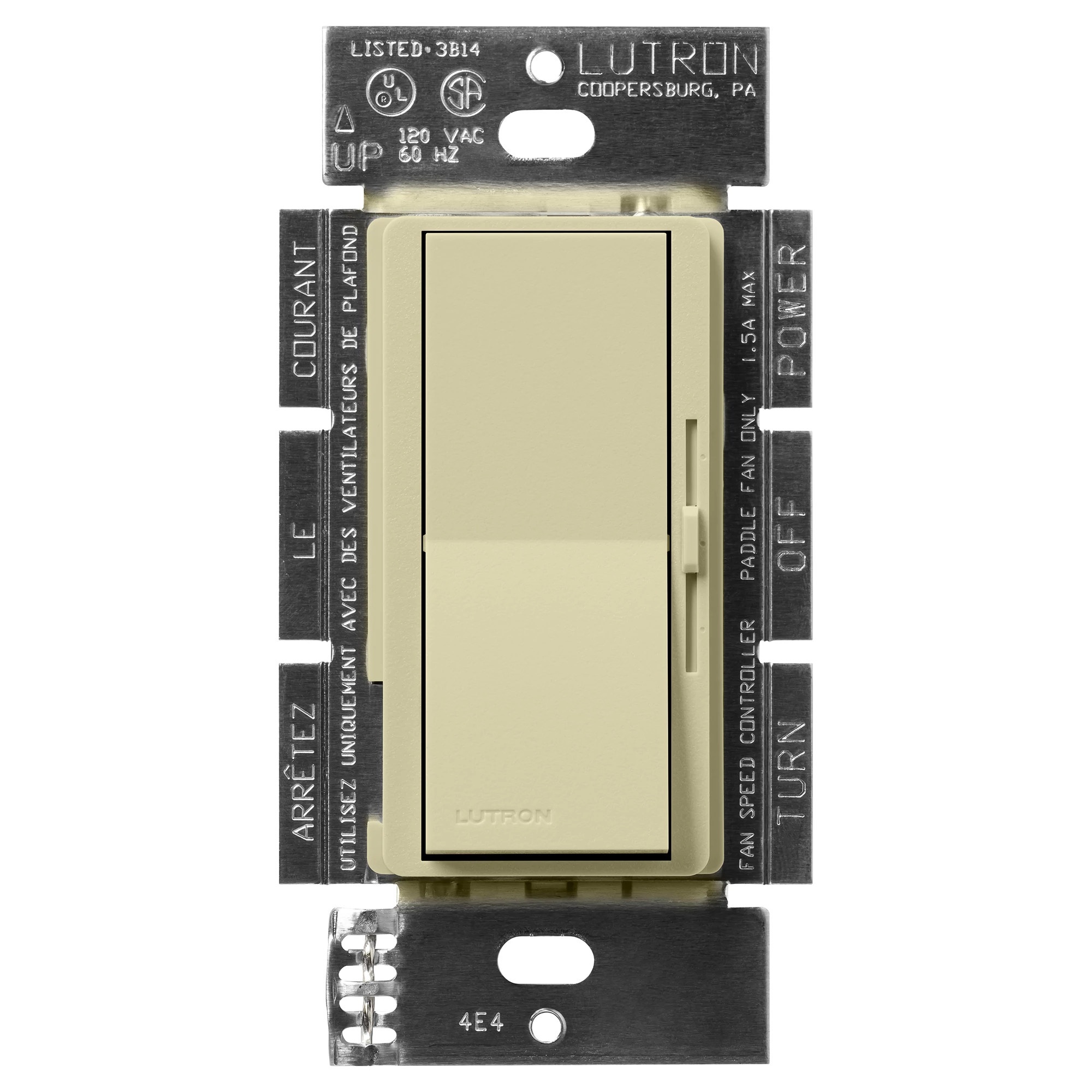 Lutron® DVSCFSQ-F-SA Fan Control Switches