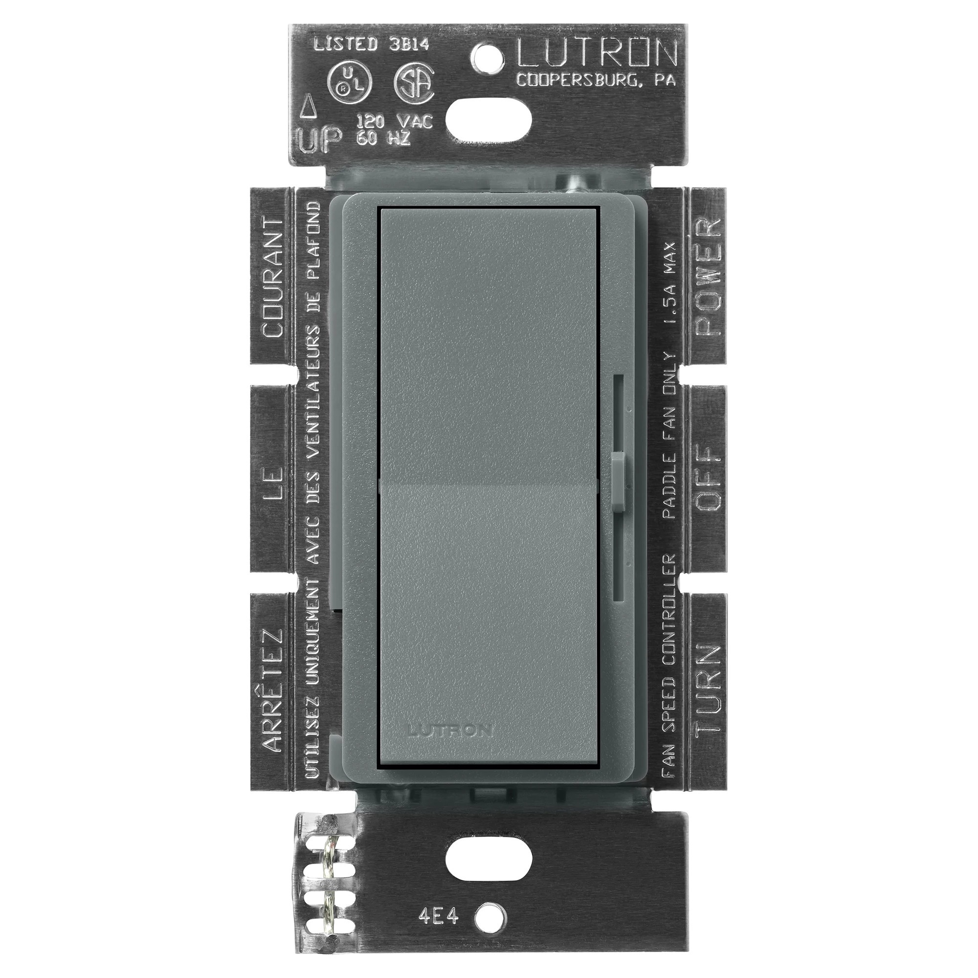 Lutron® DVSCFSQ-F-SL Fan Control Switches