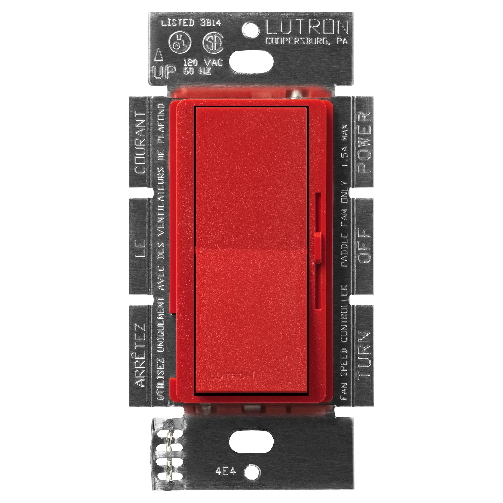 Lutron® DVSCFSQ-F-SR Fan Control Switches