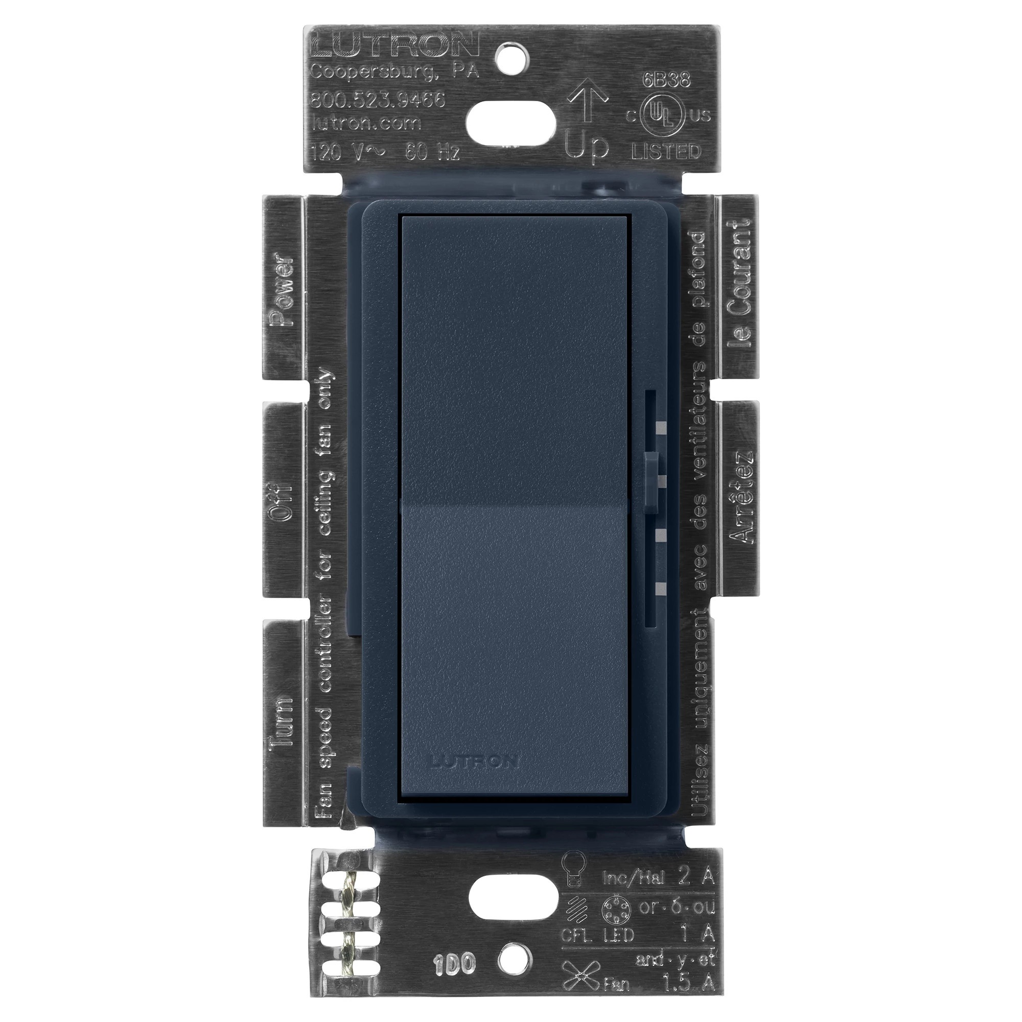 Lutron® DVSCFSQ-LF-DE Fan Control Switches