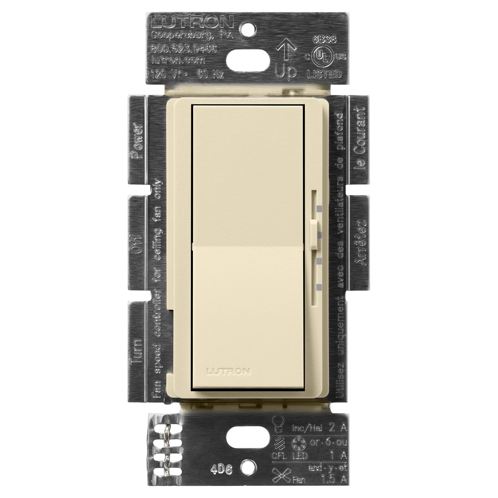 Lutron® DVSCFSQ-LF-SD Fan Control Switches
