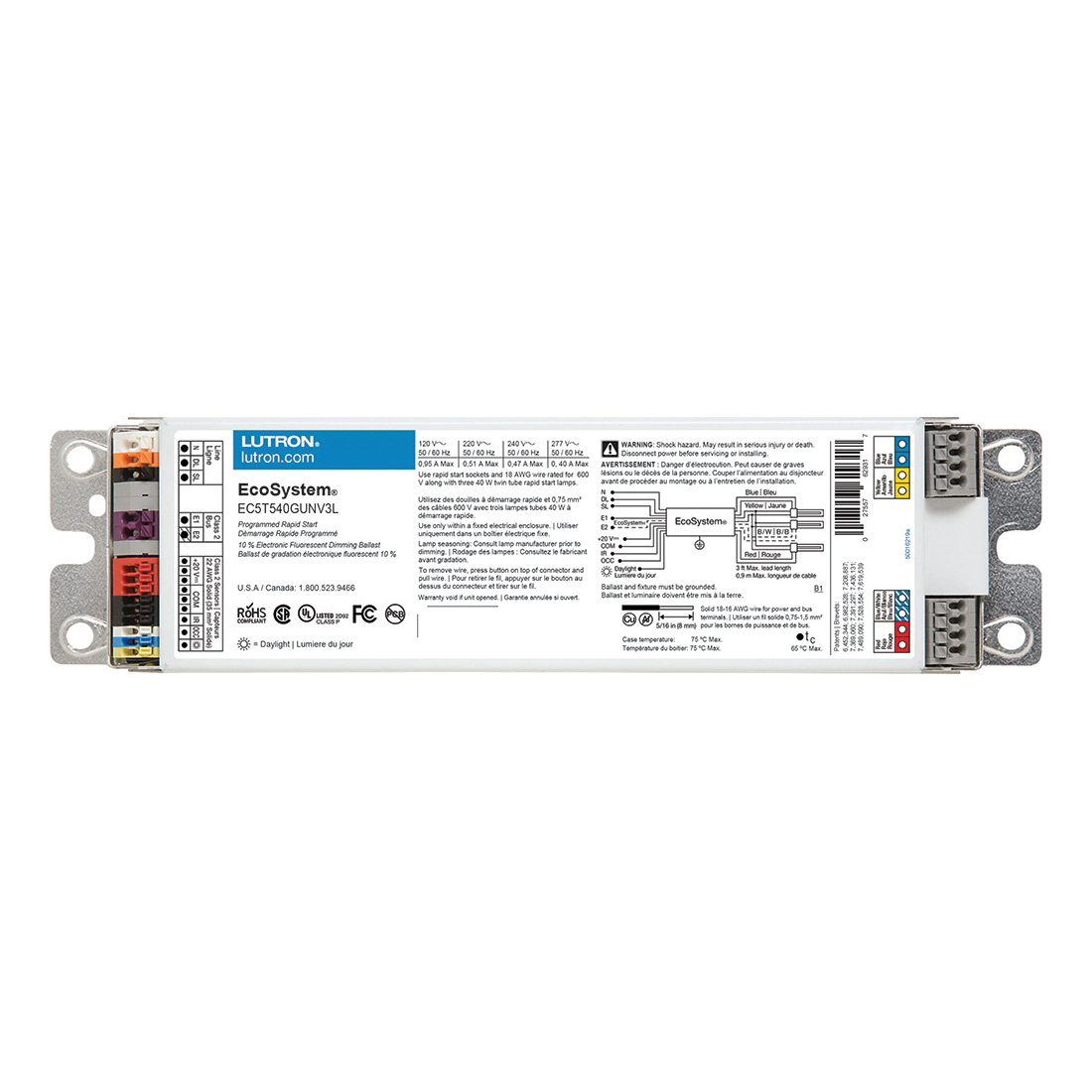 Lutron® EC5T540GUNV3L Dimming Fluorescent Ballasts