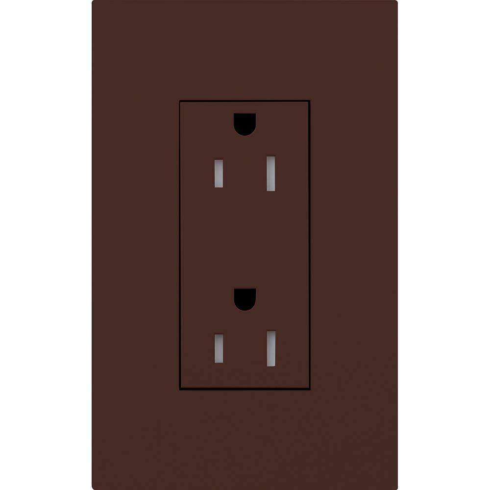 Lutron® LTR-15-TR-BR Straight Blade Receptacles