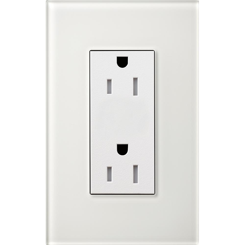 Lutron® LTR-15-TR-CWH Straight Blade Receptacles