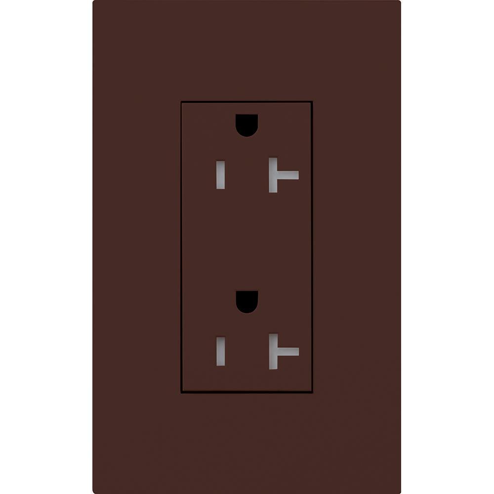 Lutron® LTR-20-TR-BR Straight Blade Receptacles