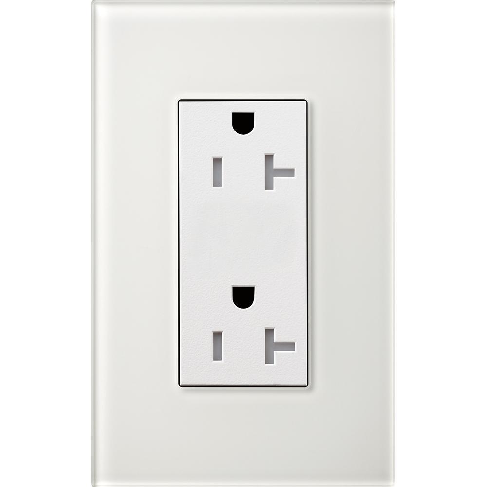 Lutron® LTR-20-TR-CWH Straight Blade Receptacles