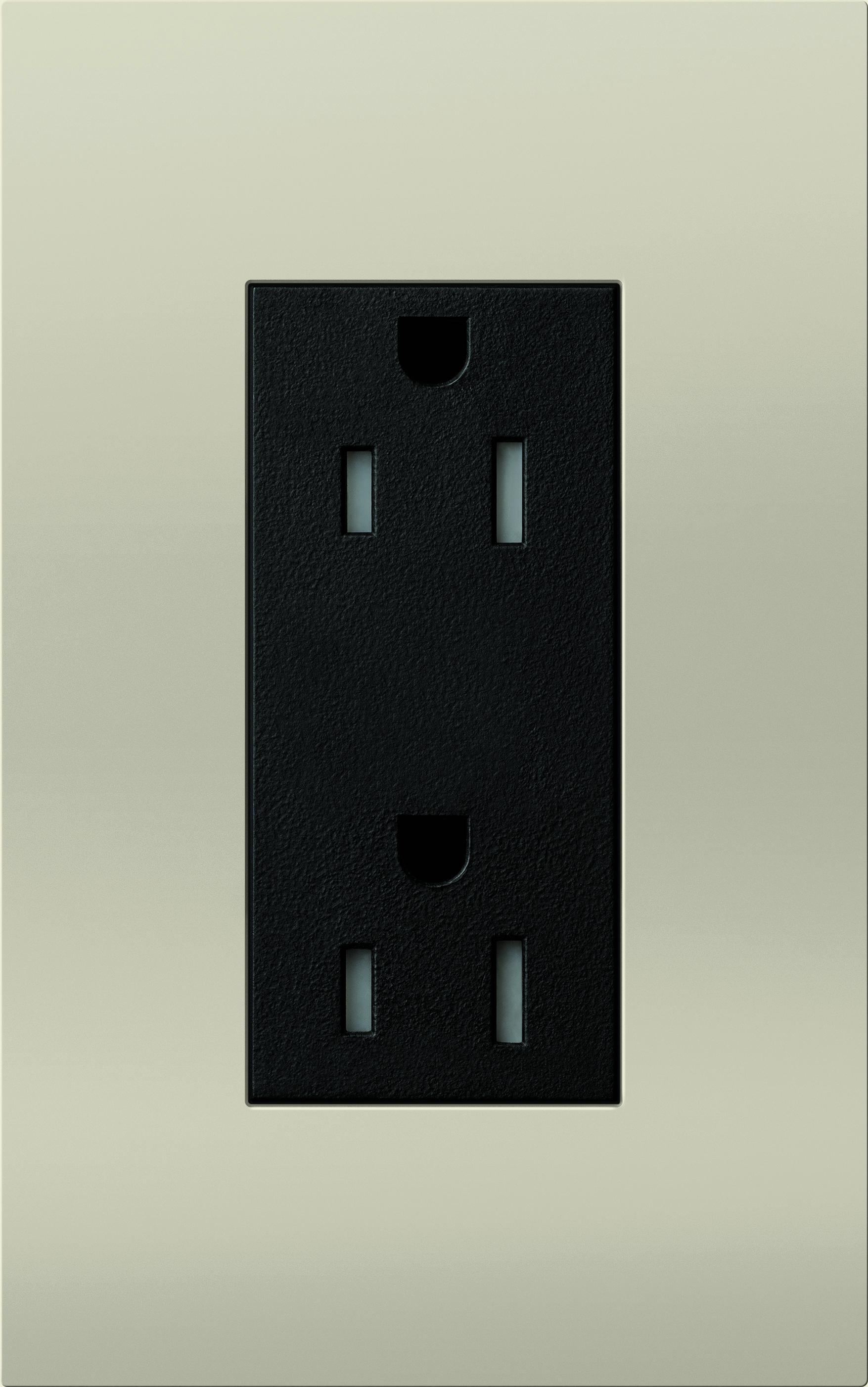 Lutron® LTR-F15-TR-BN Straight Blade Receptacles
