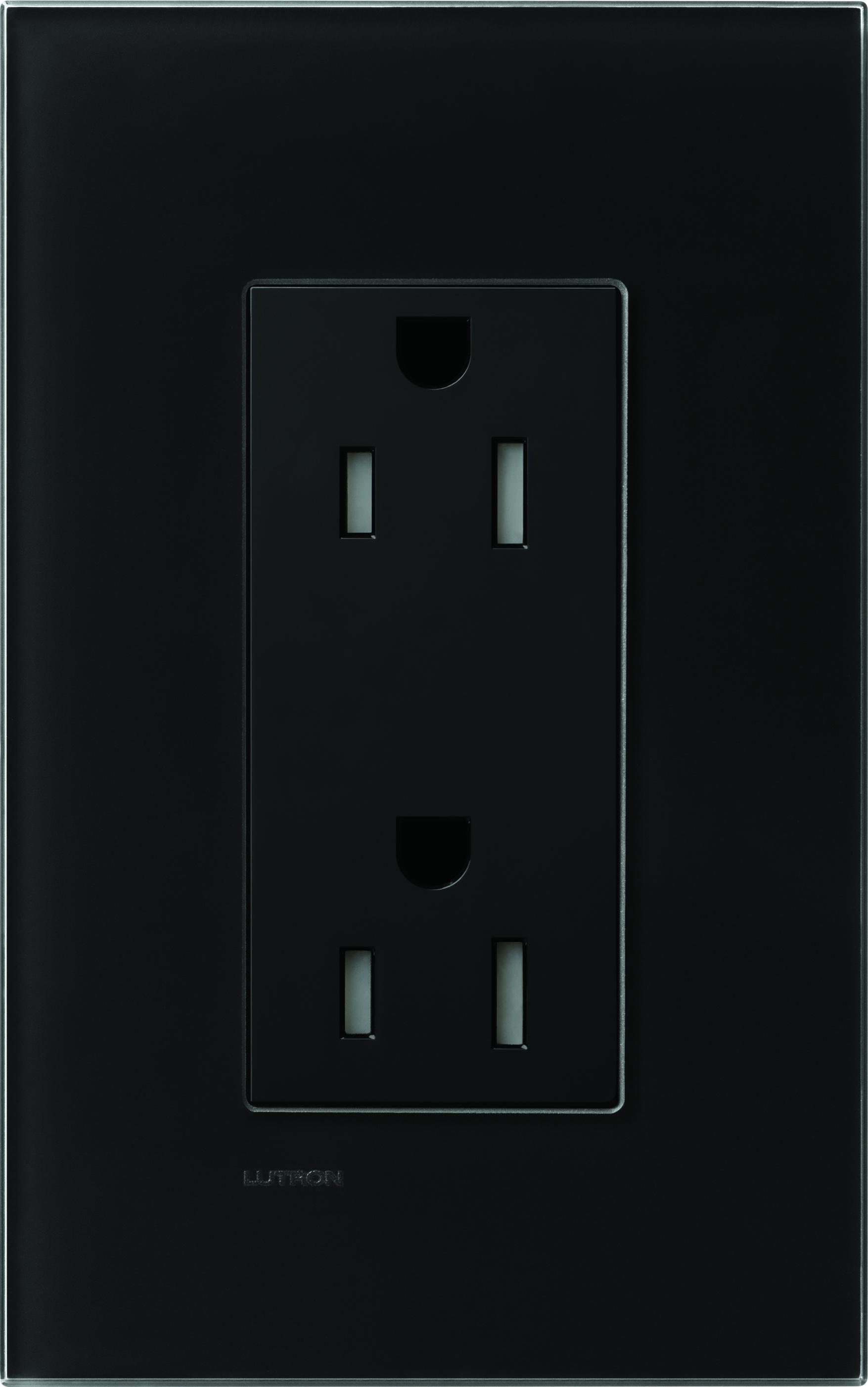 Lutron® LTR-F15-TR-CBL Straight Blade Receptacles