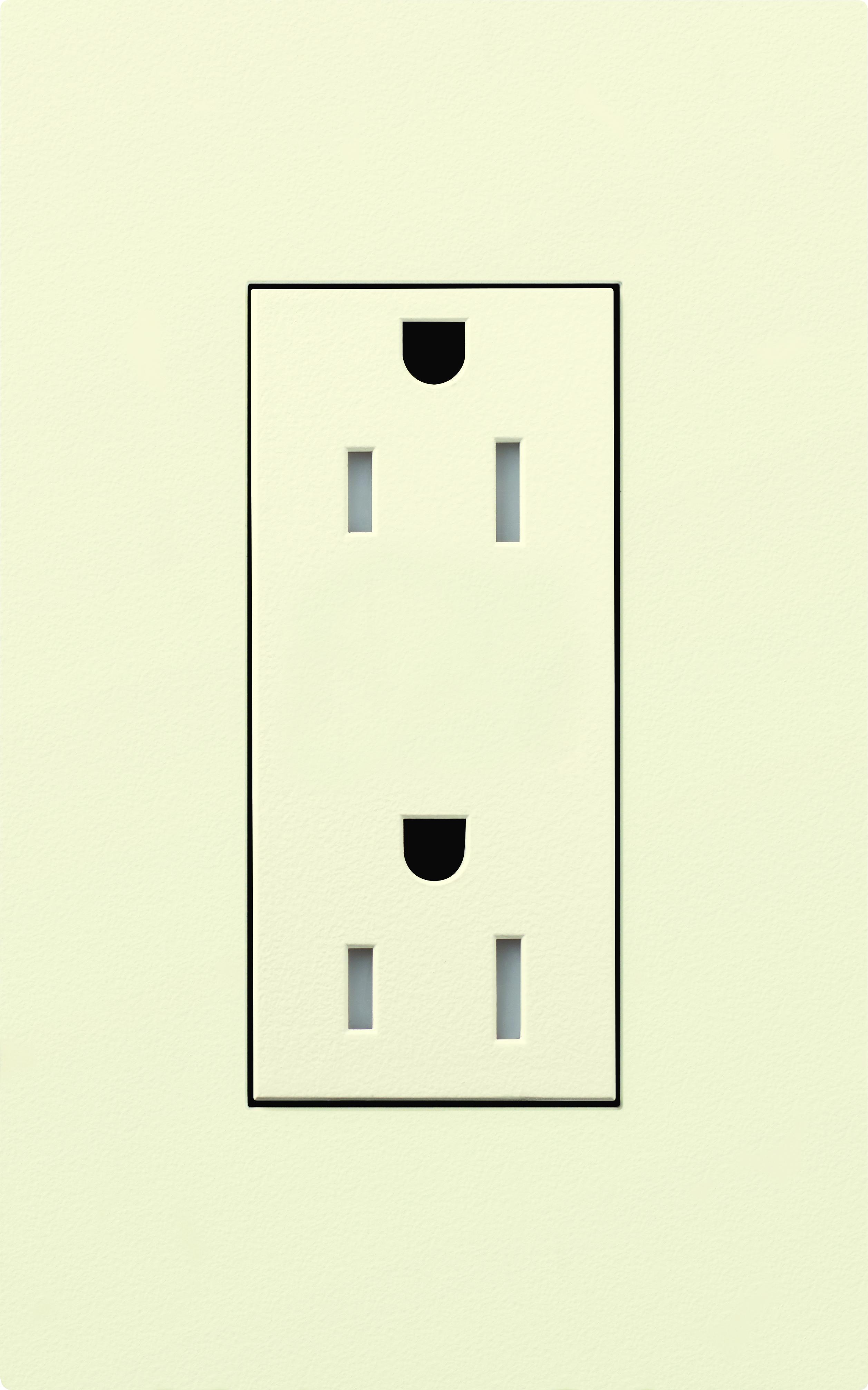 Lutron® LTR-F15-TR-LA Straight Blade Receptacles