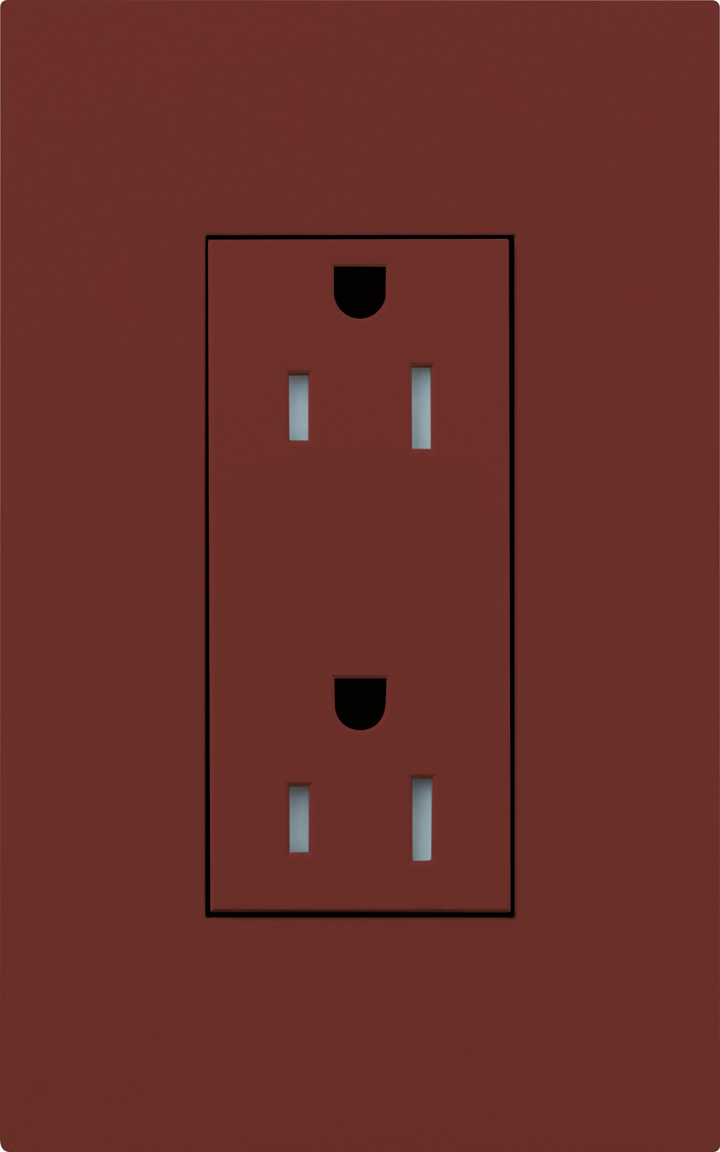 Lutron® LTR-F15-TR-SI Straight Blade Receptacles