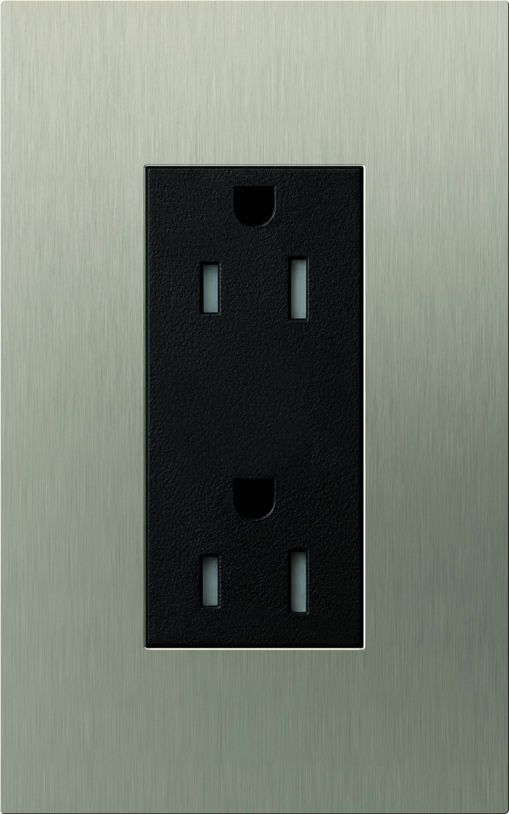 Lutron® LTR-F15-TR-SN Straight Blade Receptacles