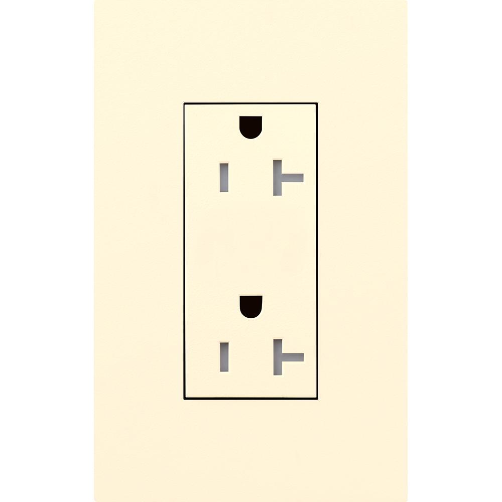 Lutron® LTR-F20-TR-BE Straight Blade Receptacles