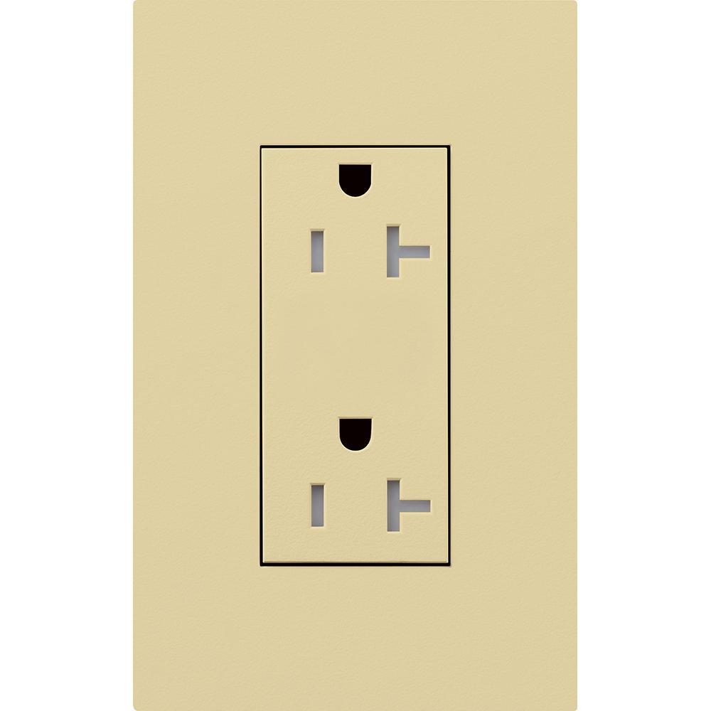 Lutron® LTR-F20-TR-IV Straight Blade Receptacles
