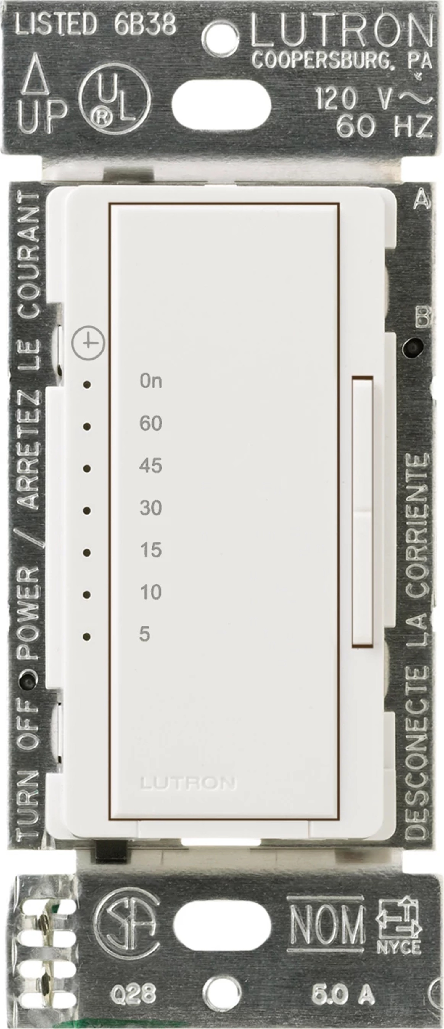 Lutron® MA-T51MN-SW Electronic Timers