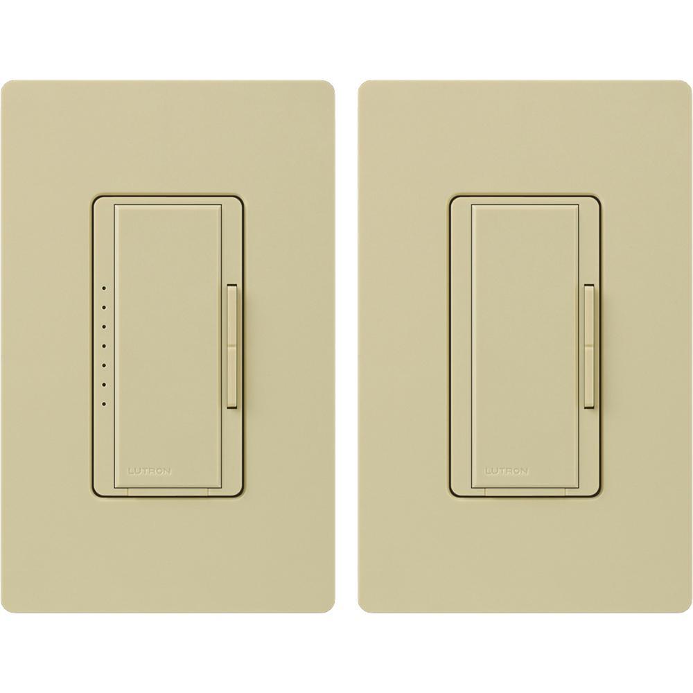 Lutron® MACL-153M-RHW-IV Combination Switches Decorative