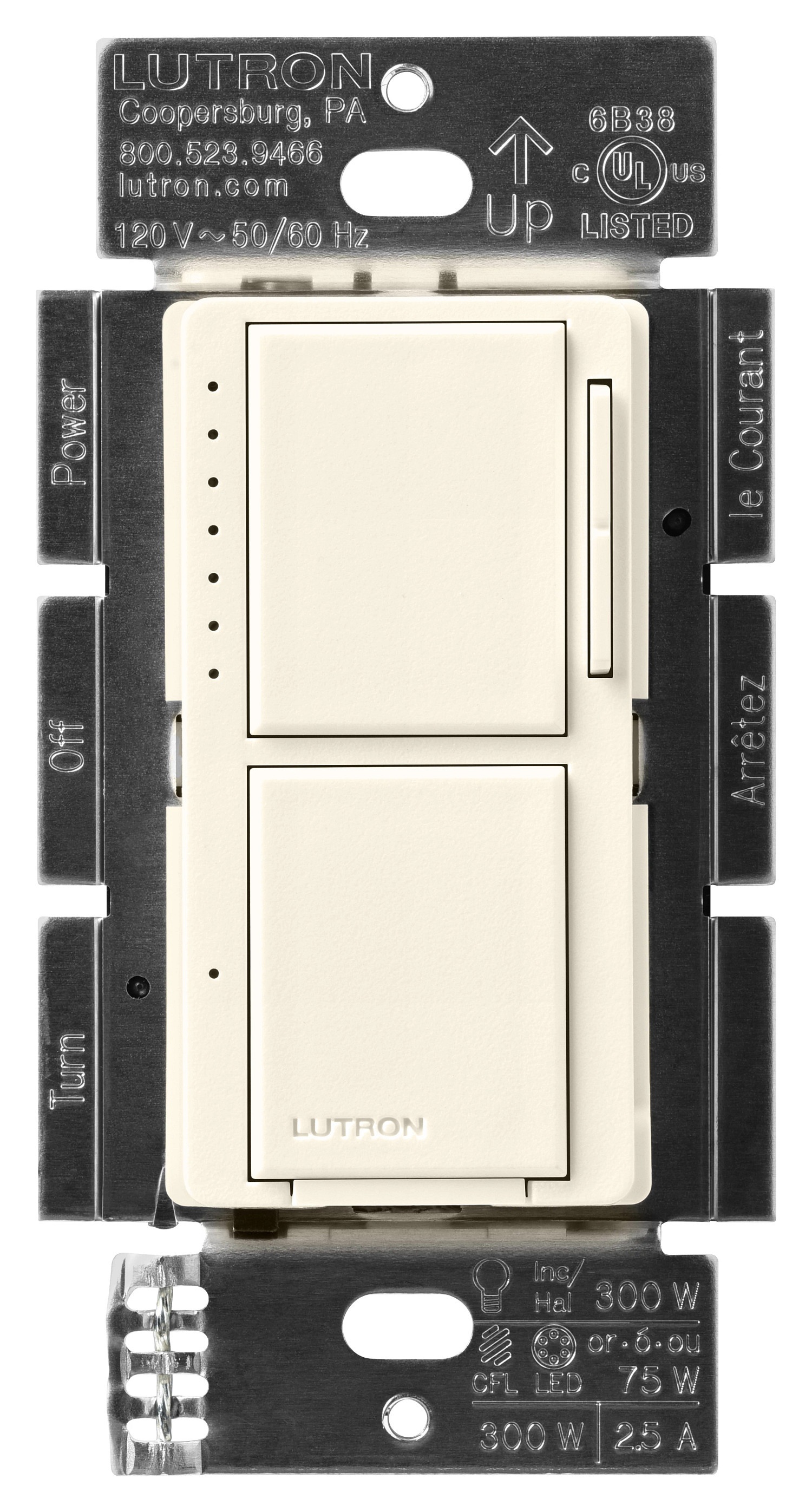 Lutron® MACL-L3S25-BI Digital Dimmers