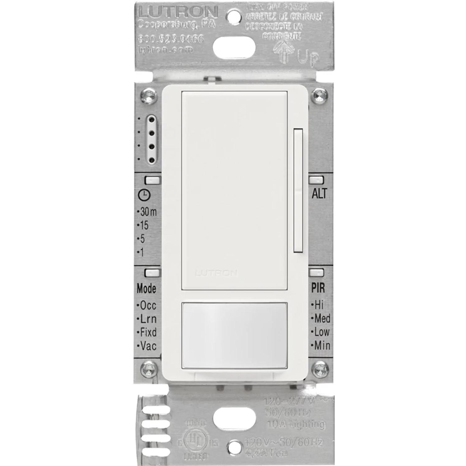 Lutron® MS-Z101-V-WH Wall Mount Vacancy Sensors