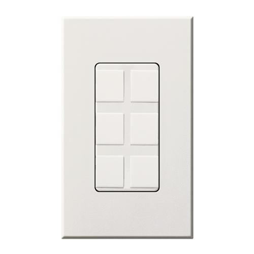 Lutron® NT-6PF-WH Standard Wallplates