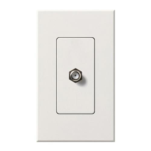 Lutron® NT-CJ-WH A/V Coax/F Type Jacks & Insert Modules