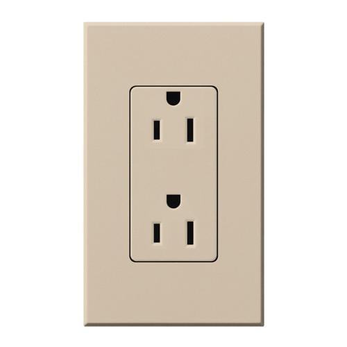 Lutron® NTR-15-TR-TP Straight Blade Receptacles