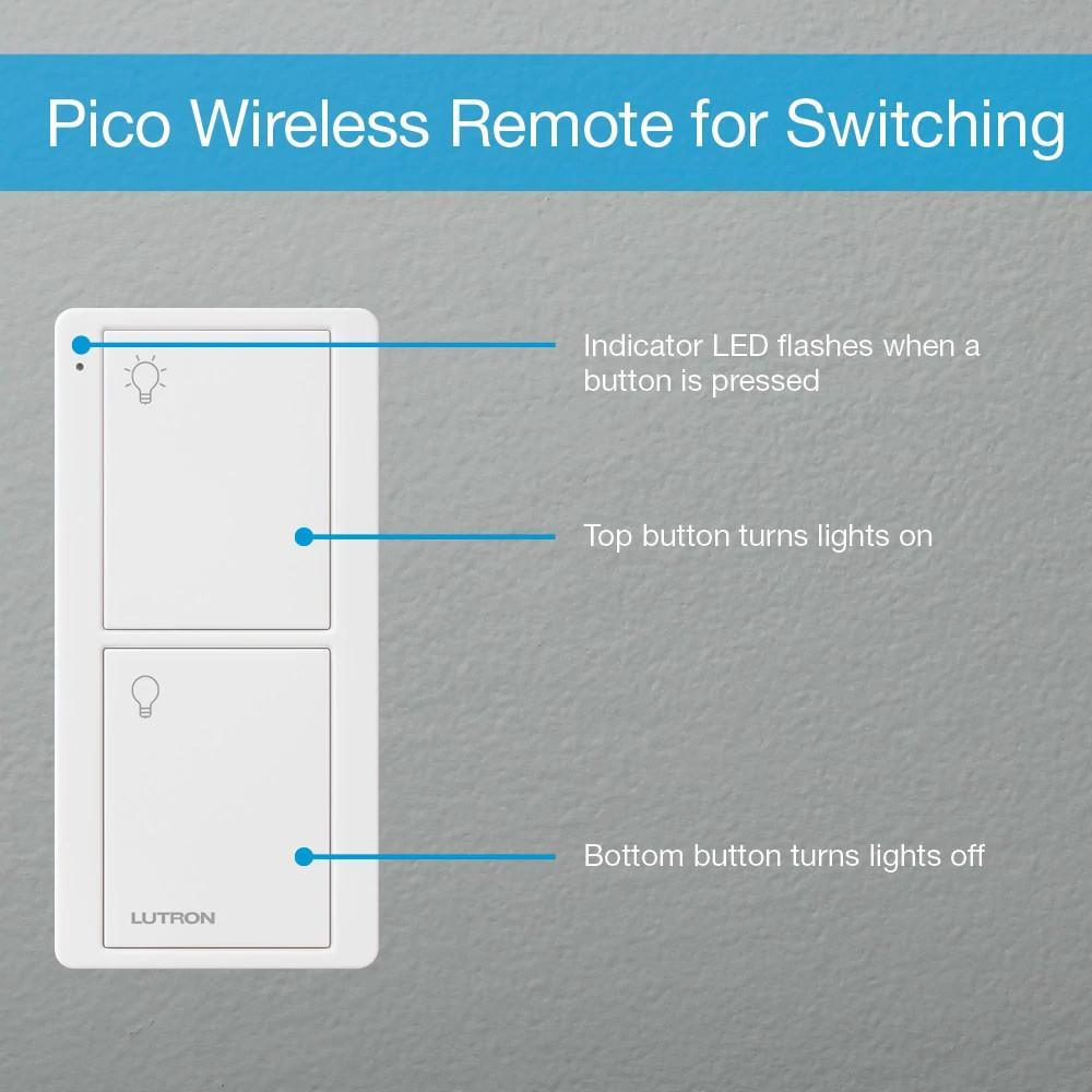 Lutron® PJ2-2B-TBI-P01 Lighting Control Remotes