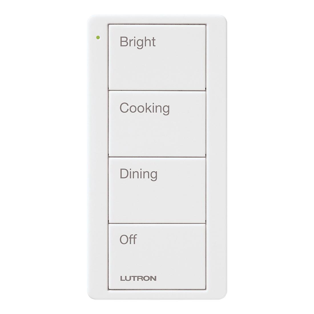 Lutron® PJ2-4B-GWH-P02 Lighting Control Remotes